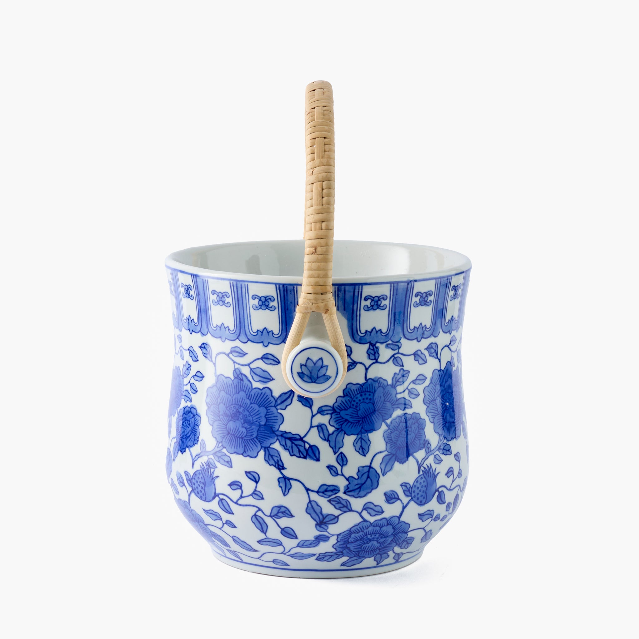 Blue Chinoiserie Ice Bucket