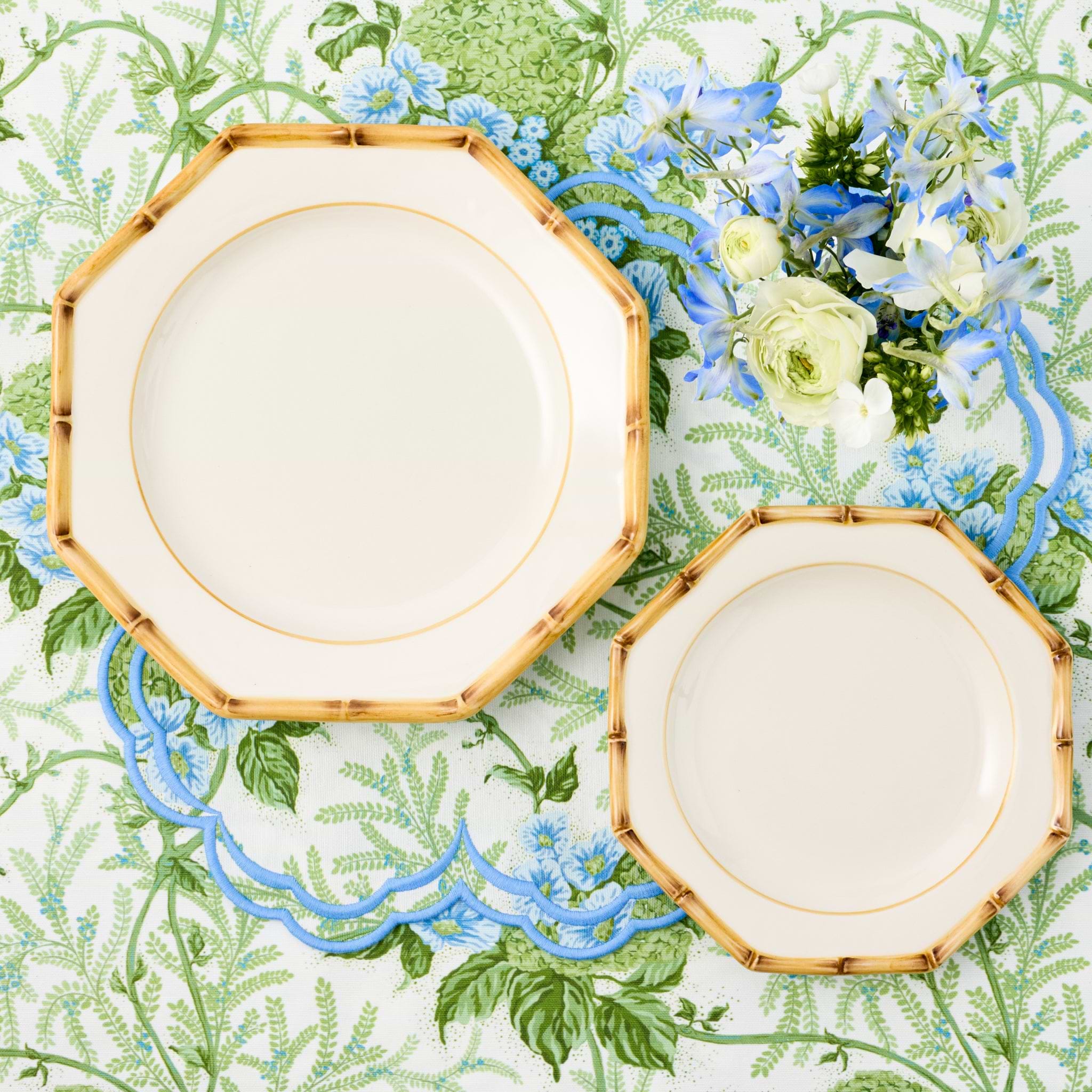 Isabel Bamboo Dinner & Starter Plates (Set of 8)