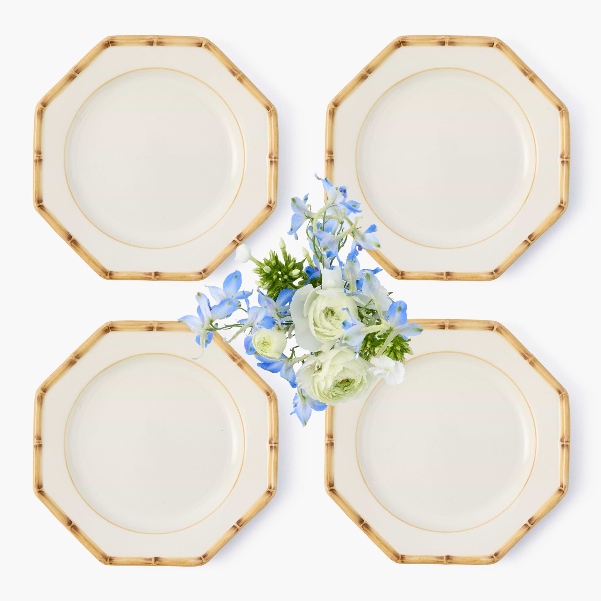 Isabel Bamboo Dinner Plates (Set of 4)