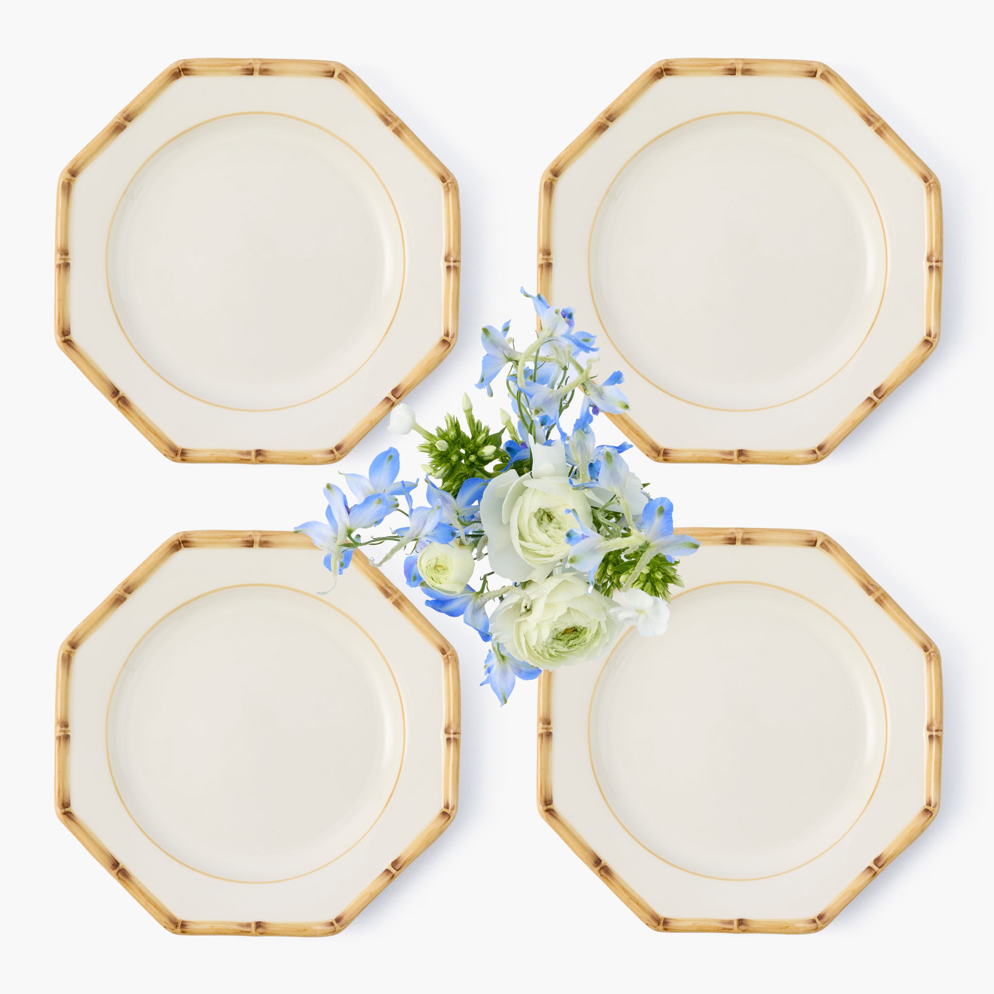 Isabel Bamboo Dinner Plates (Set of 4)