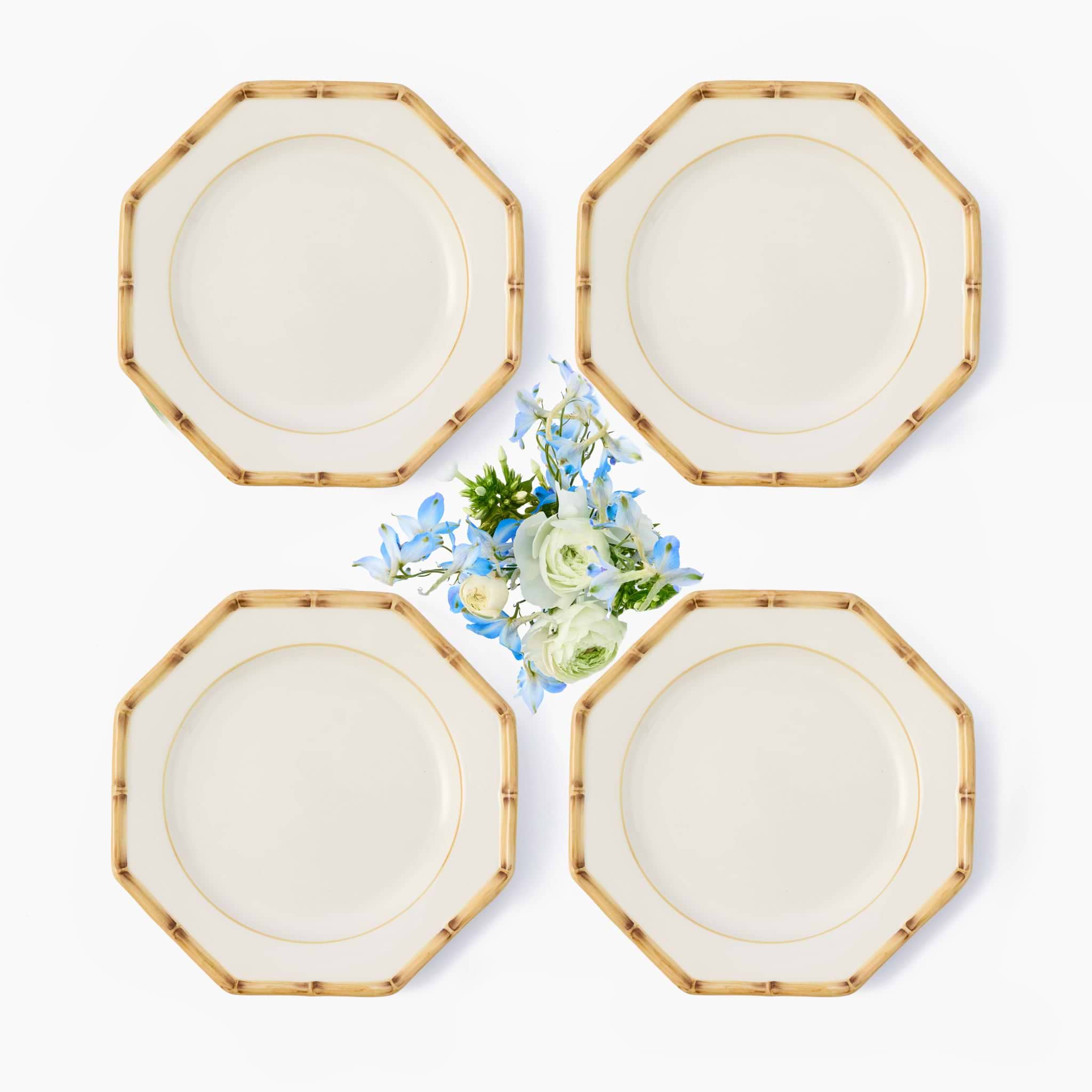 Isabel Bamboo Starter Plates (Set of 4)