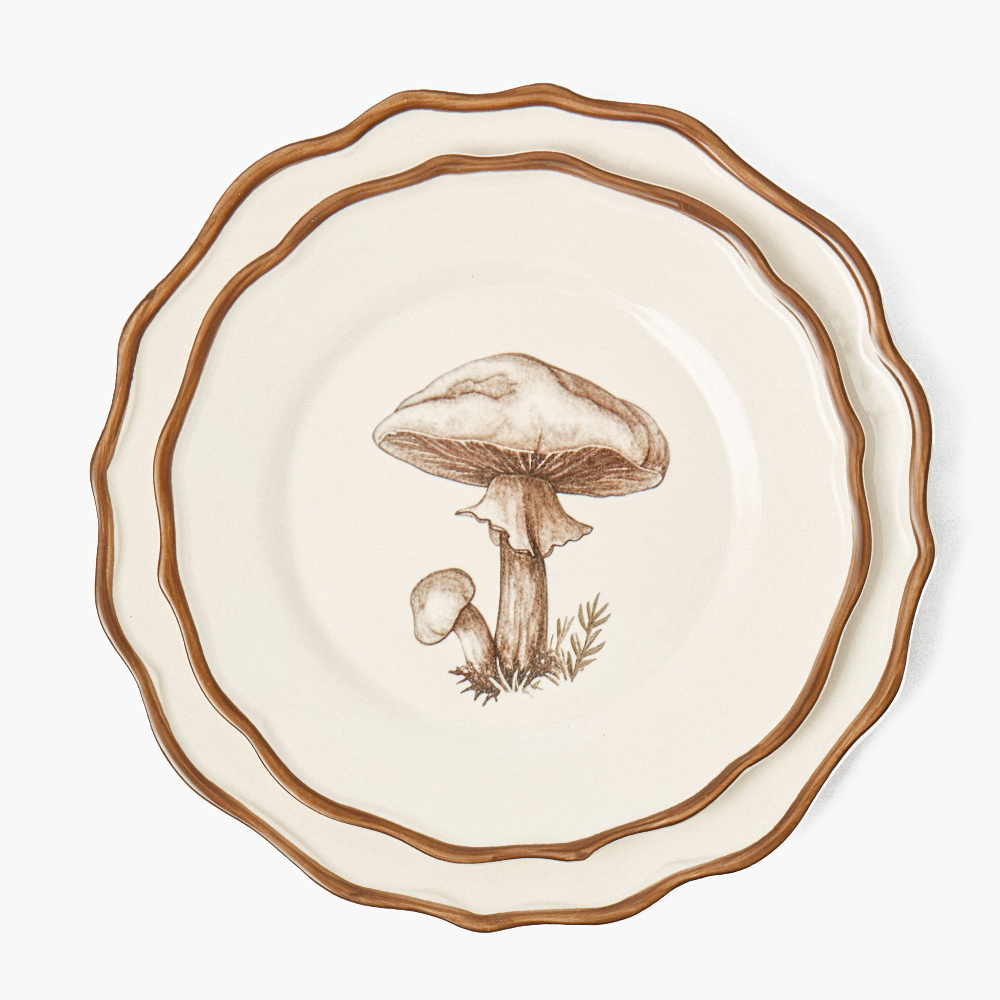 Mushroom Starter Plates (Set of 4)