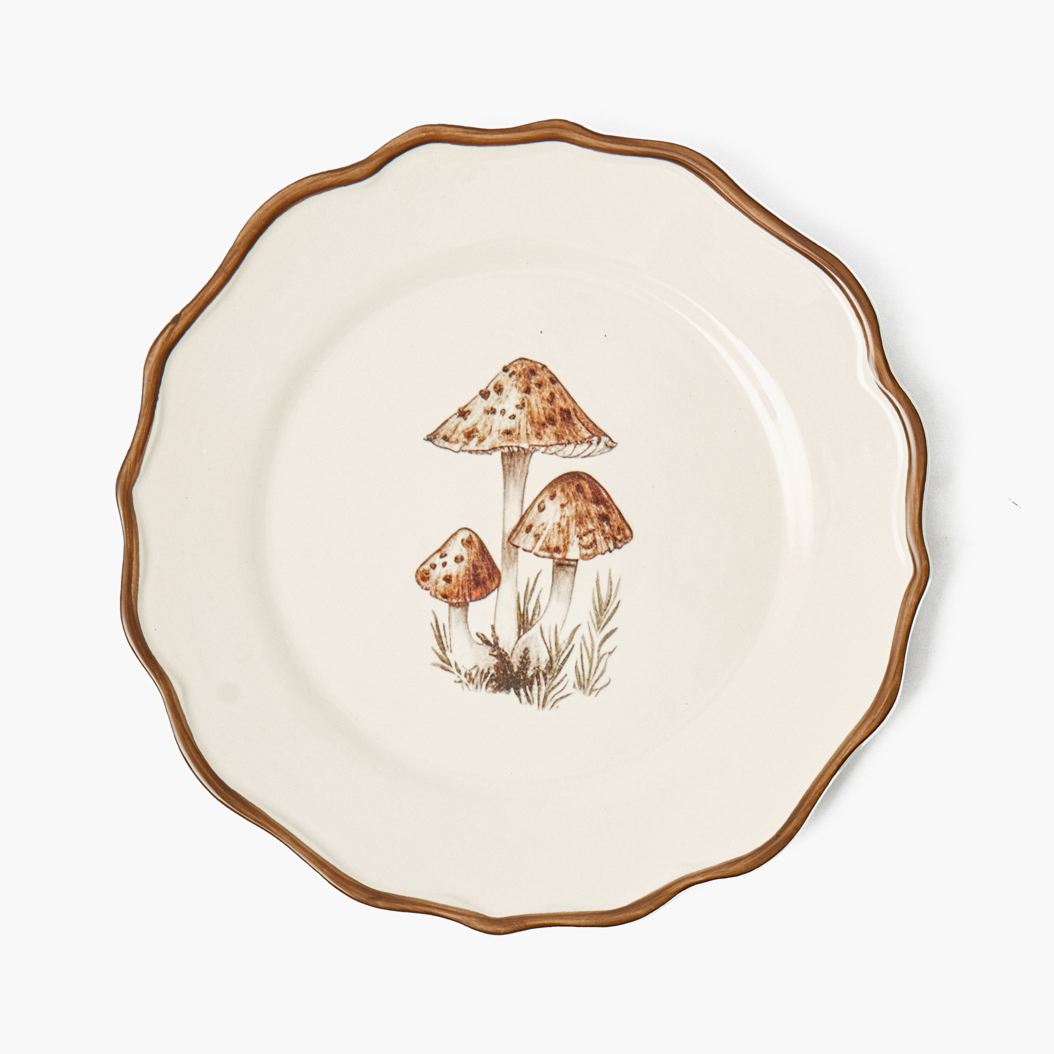 Mushroom Dinner Plate
