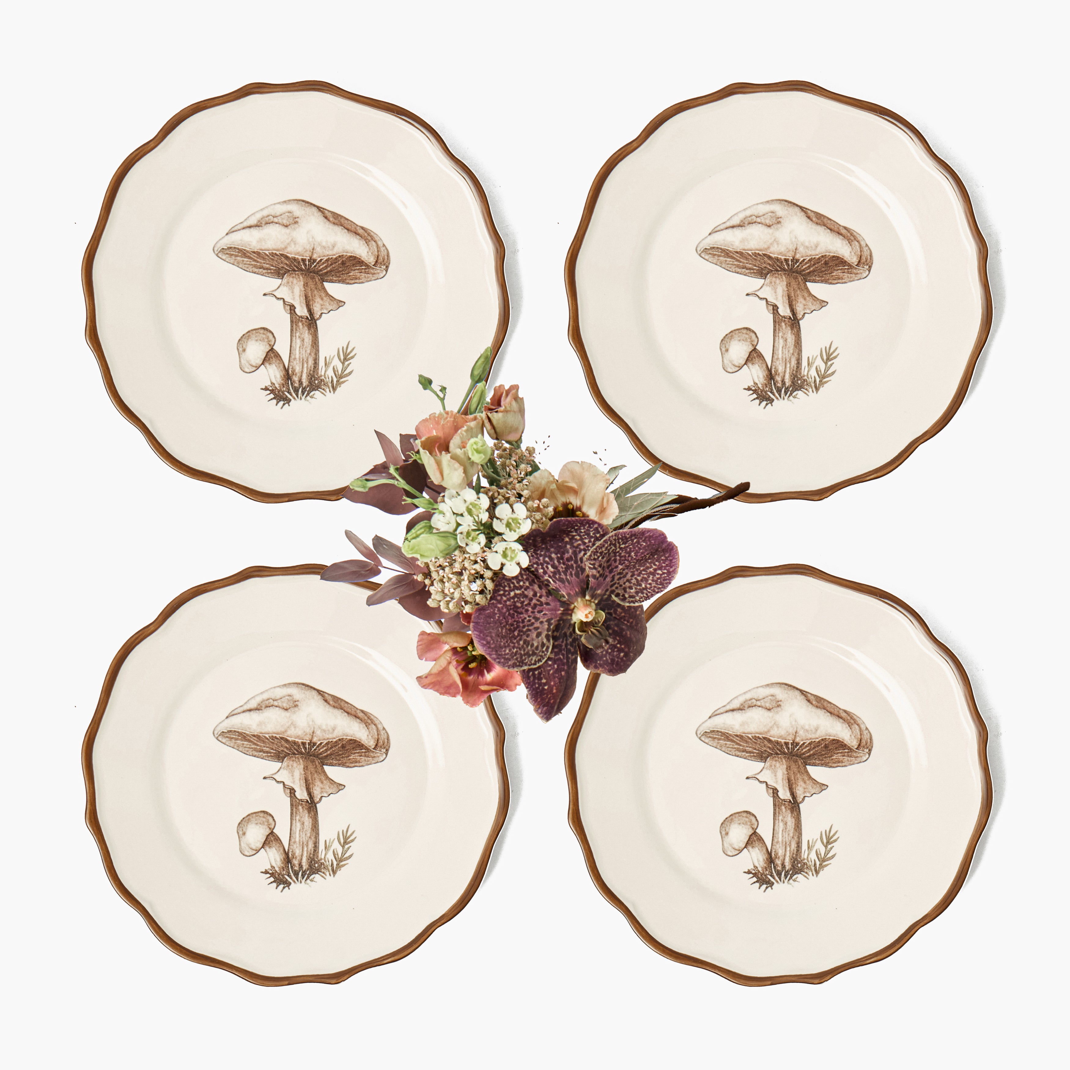 Mushroom Starter Plates (Set of 4)