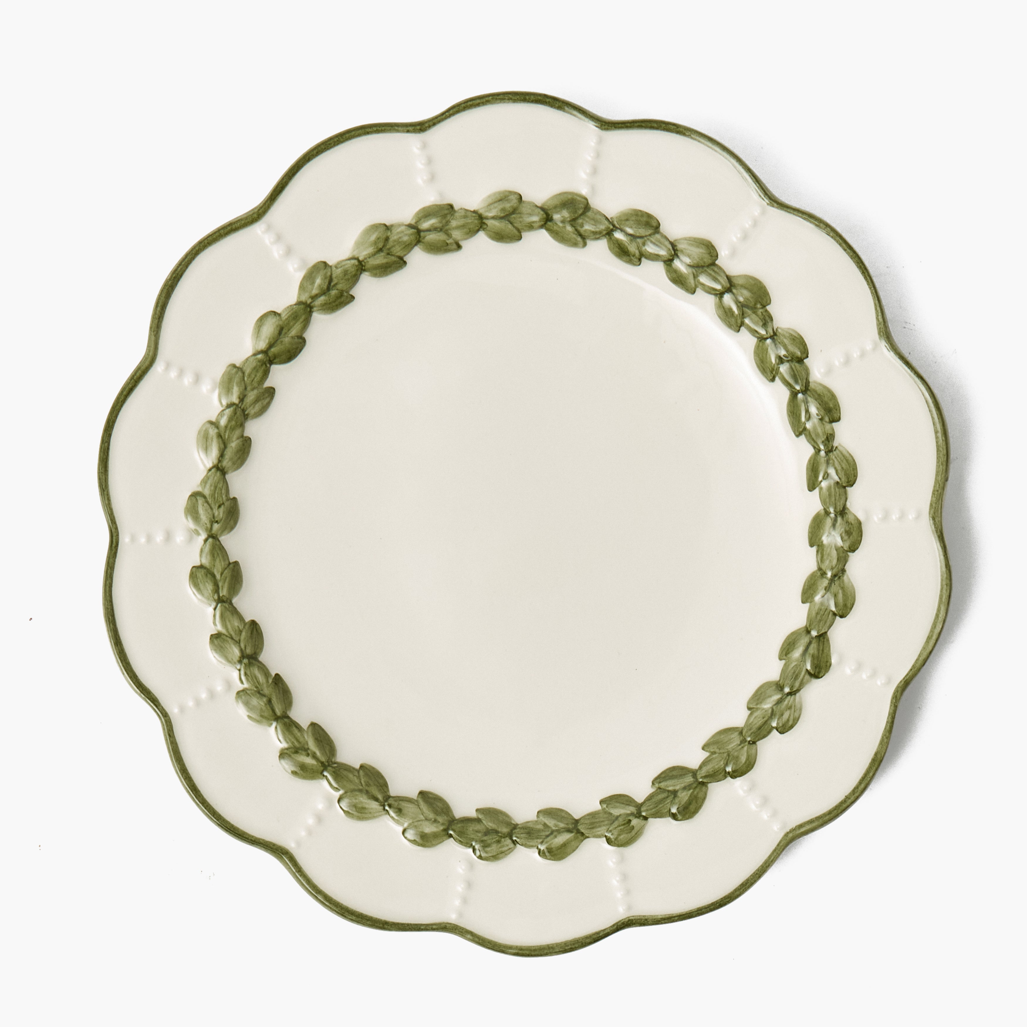 Olive Laurel Dinner Plate