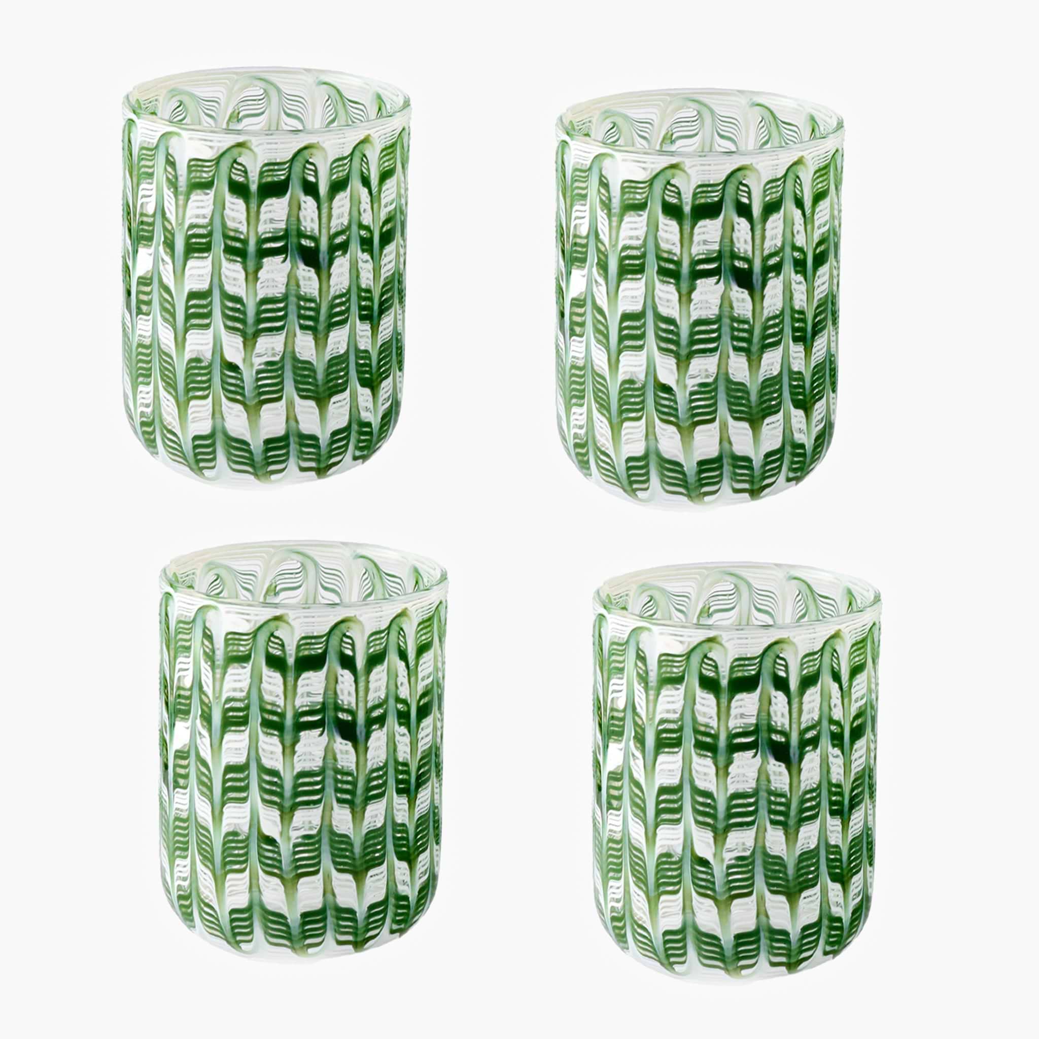 Olive Paloma Water Glasses (Set of 4)