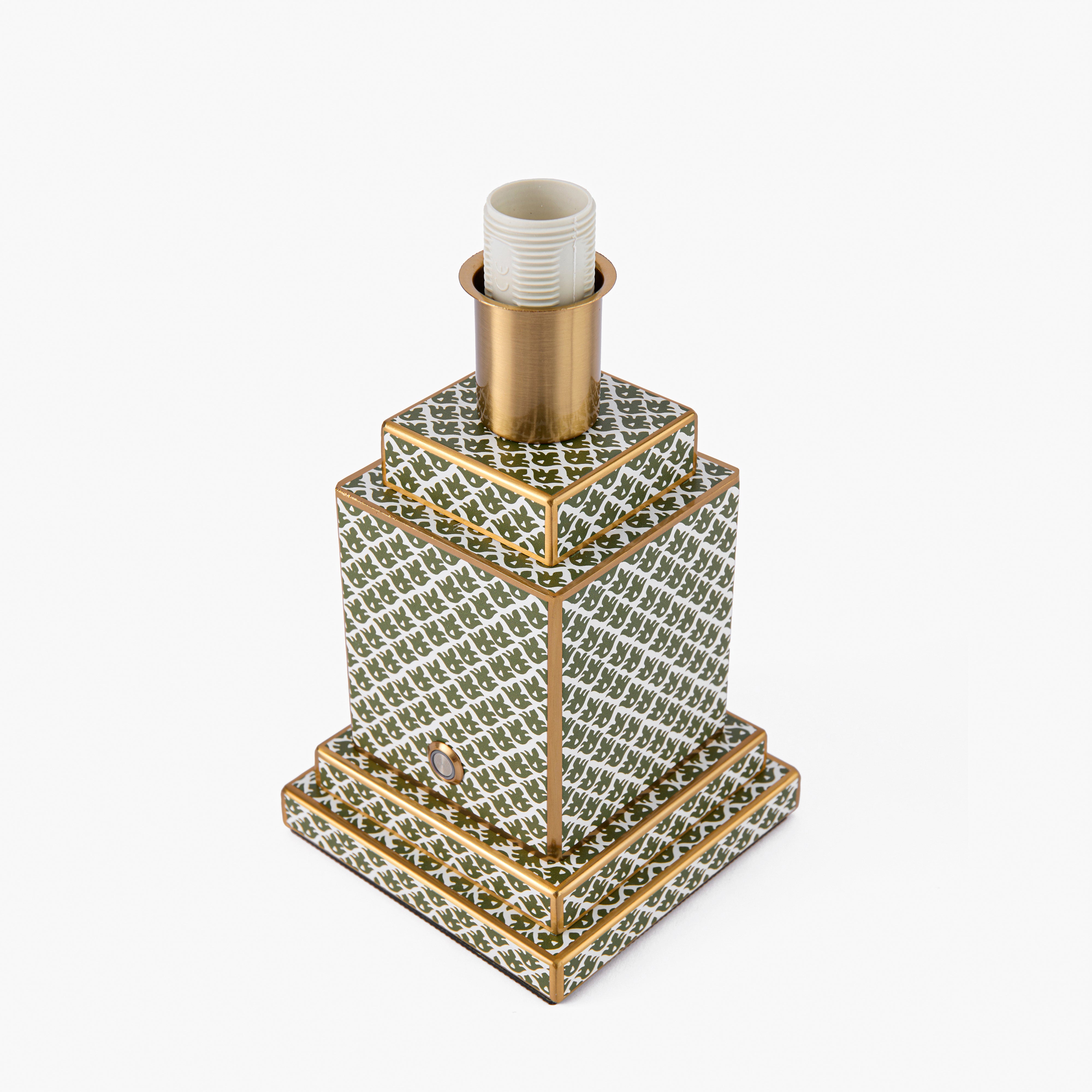 Olive Lotus Square Rechargeable Lamp