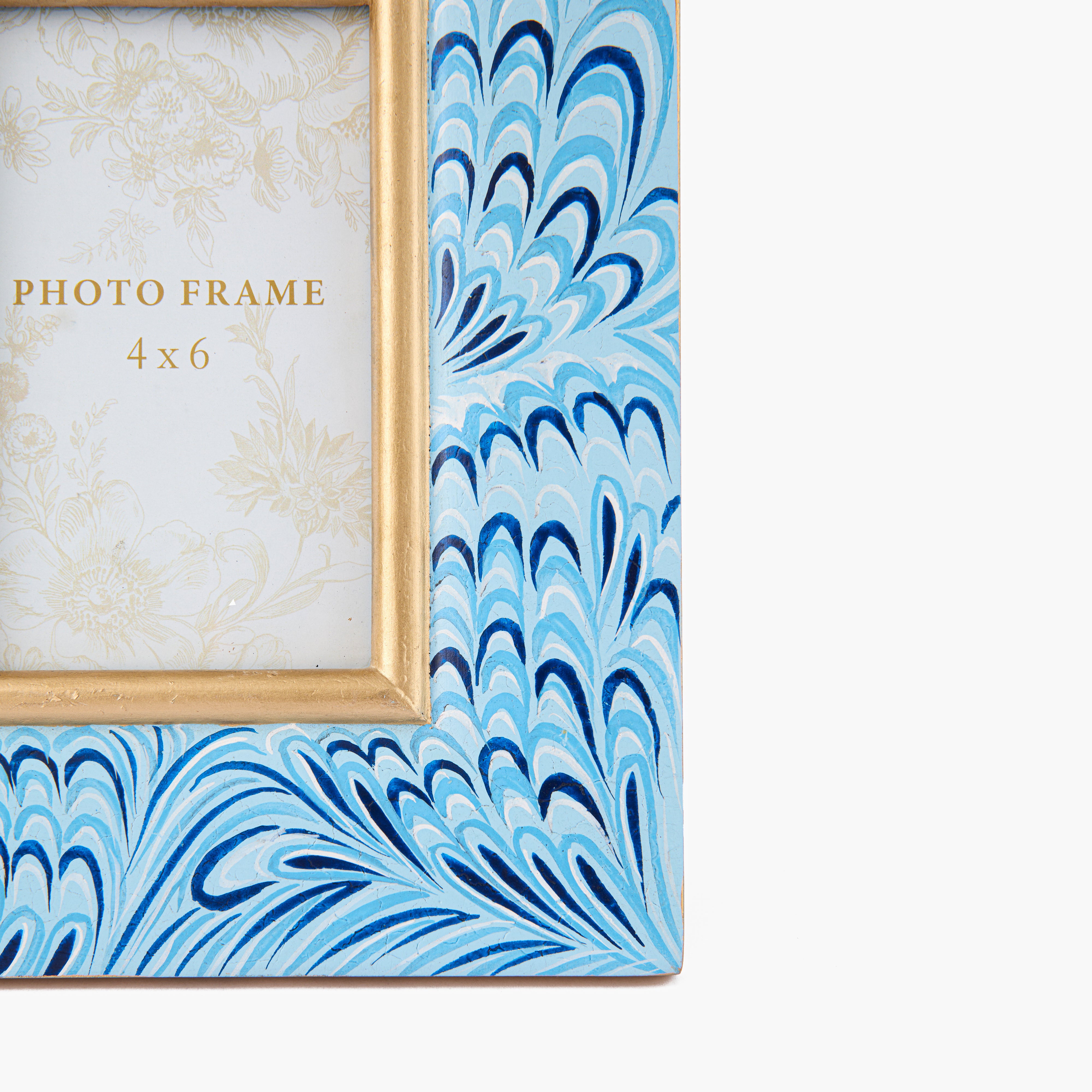 Blue Marble Photo Frame - 4" x 6"