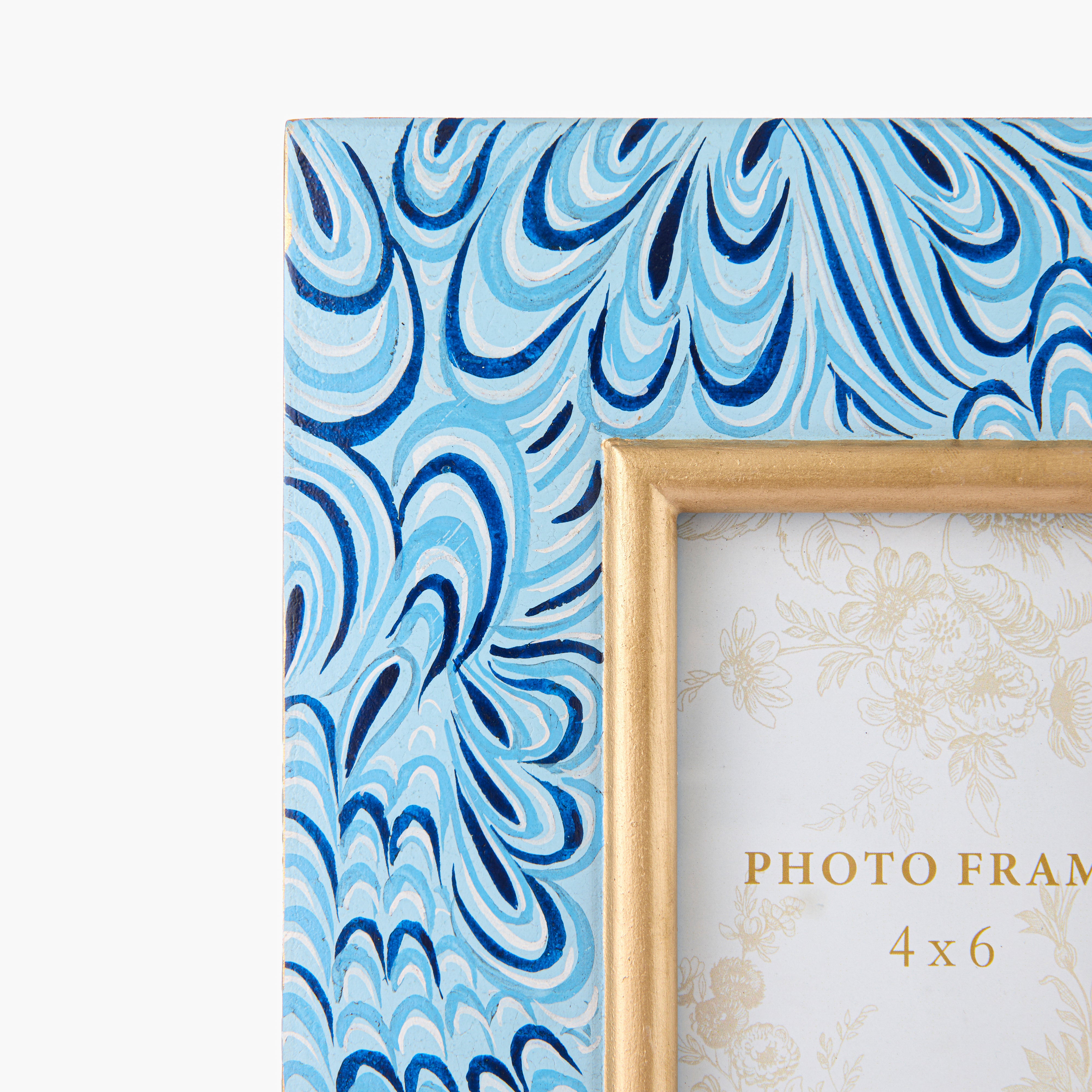 Blue Marble Photo Frame - 4" x 6"
