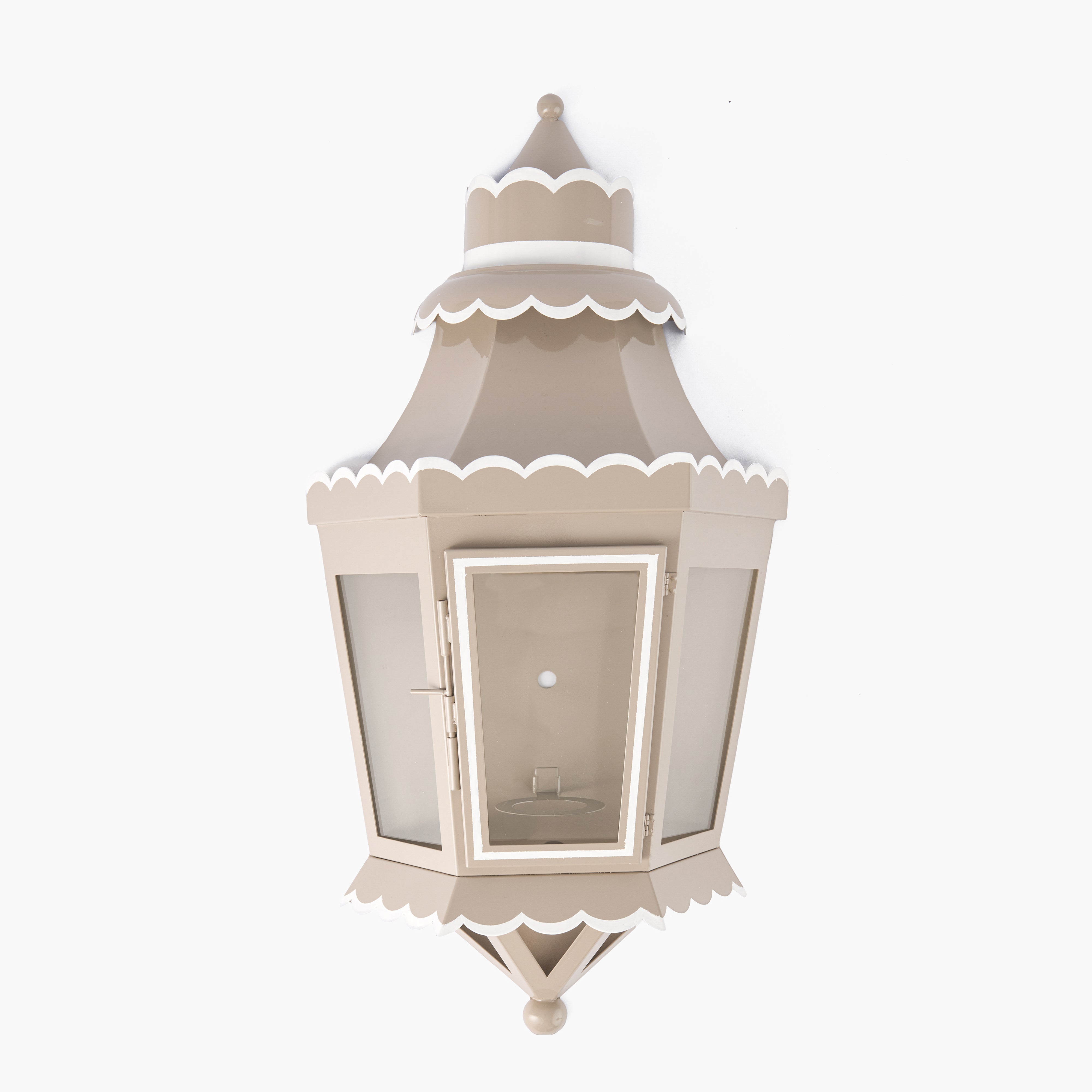 Putty Tole Lantern Rechargeable Wall Light