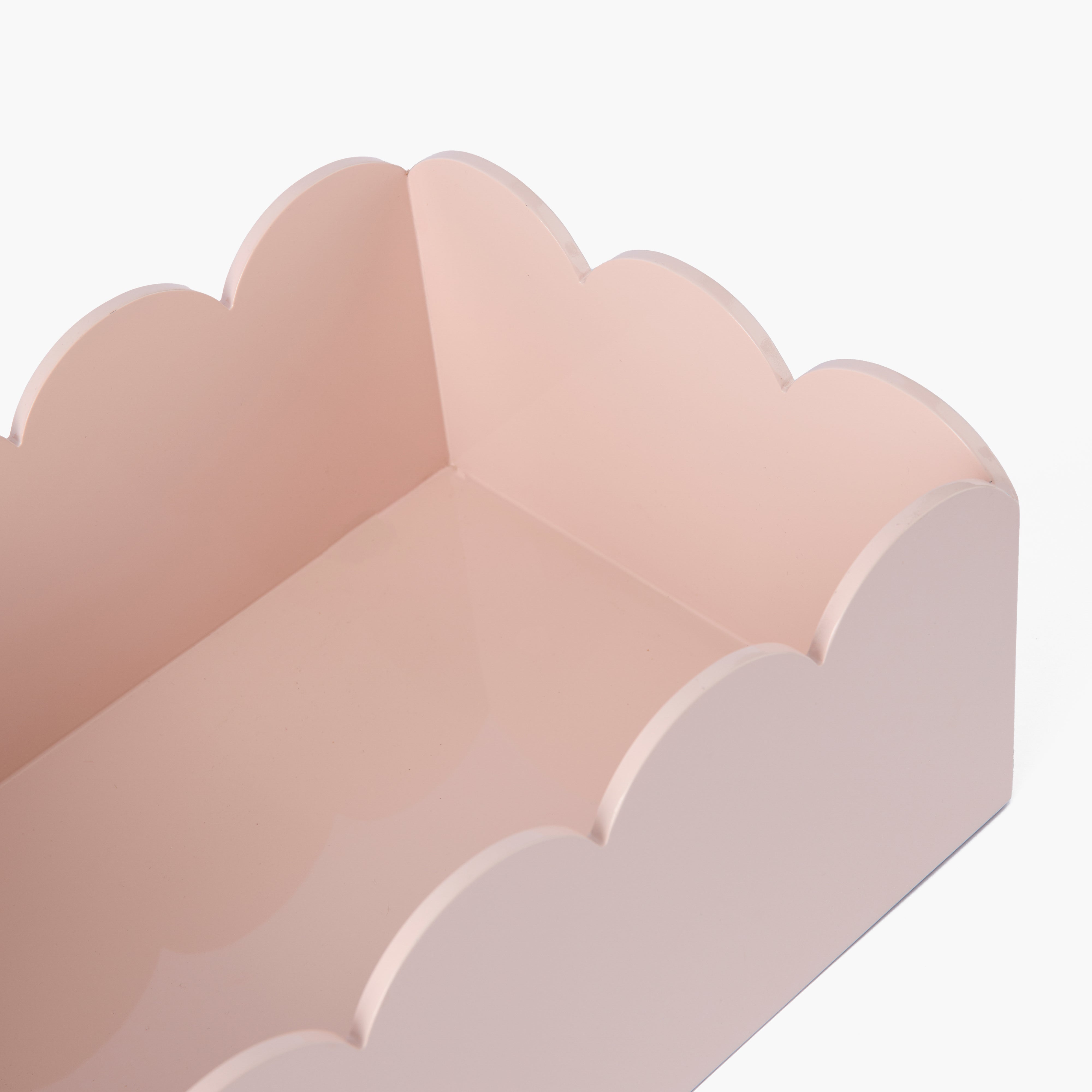 Soft Pink Lacquer Storage Boxes (Set of 2)