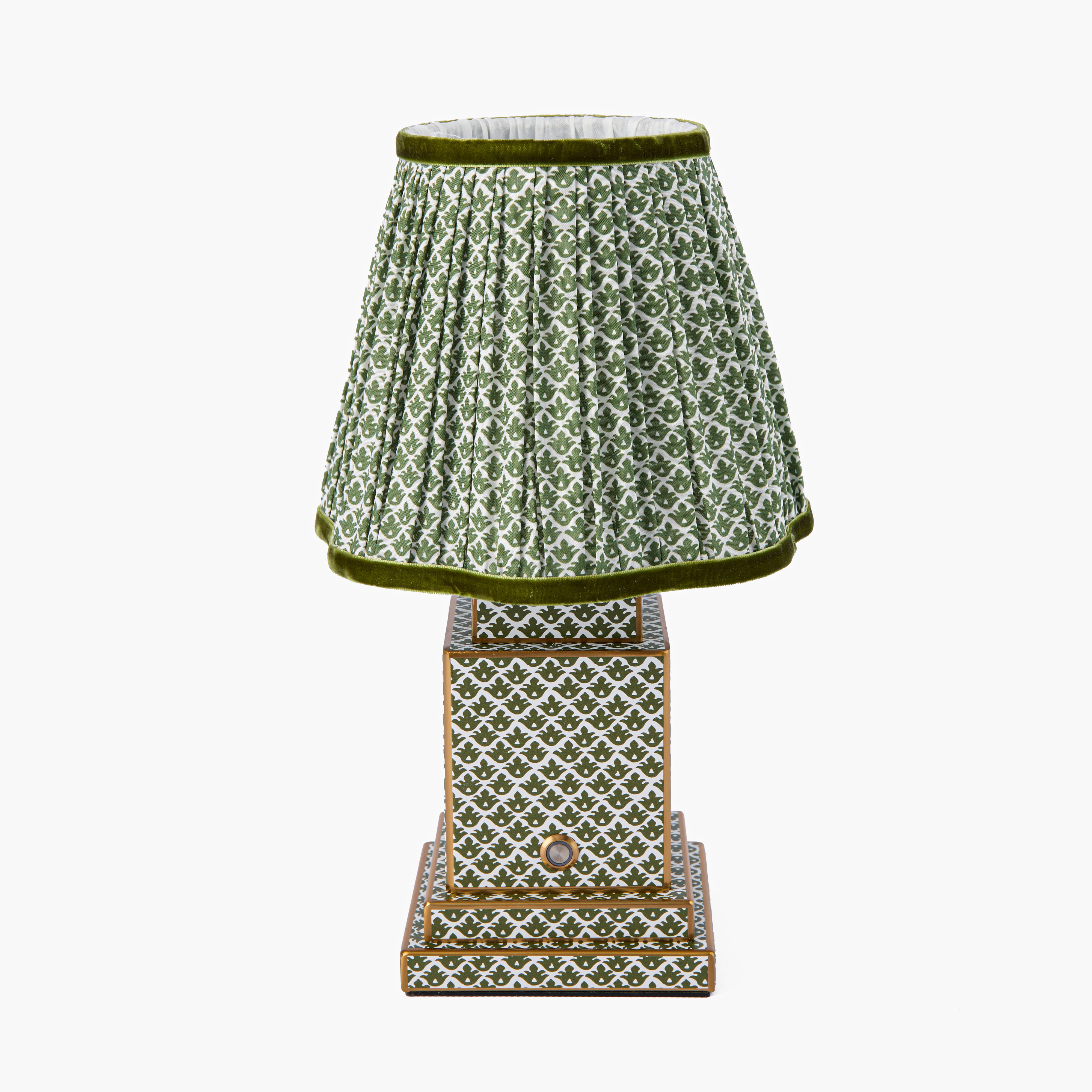 Olive Lotus Square Rechargeable Lamp