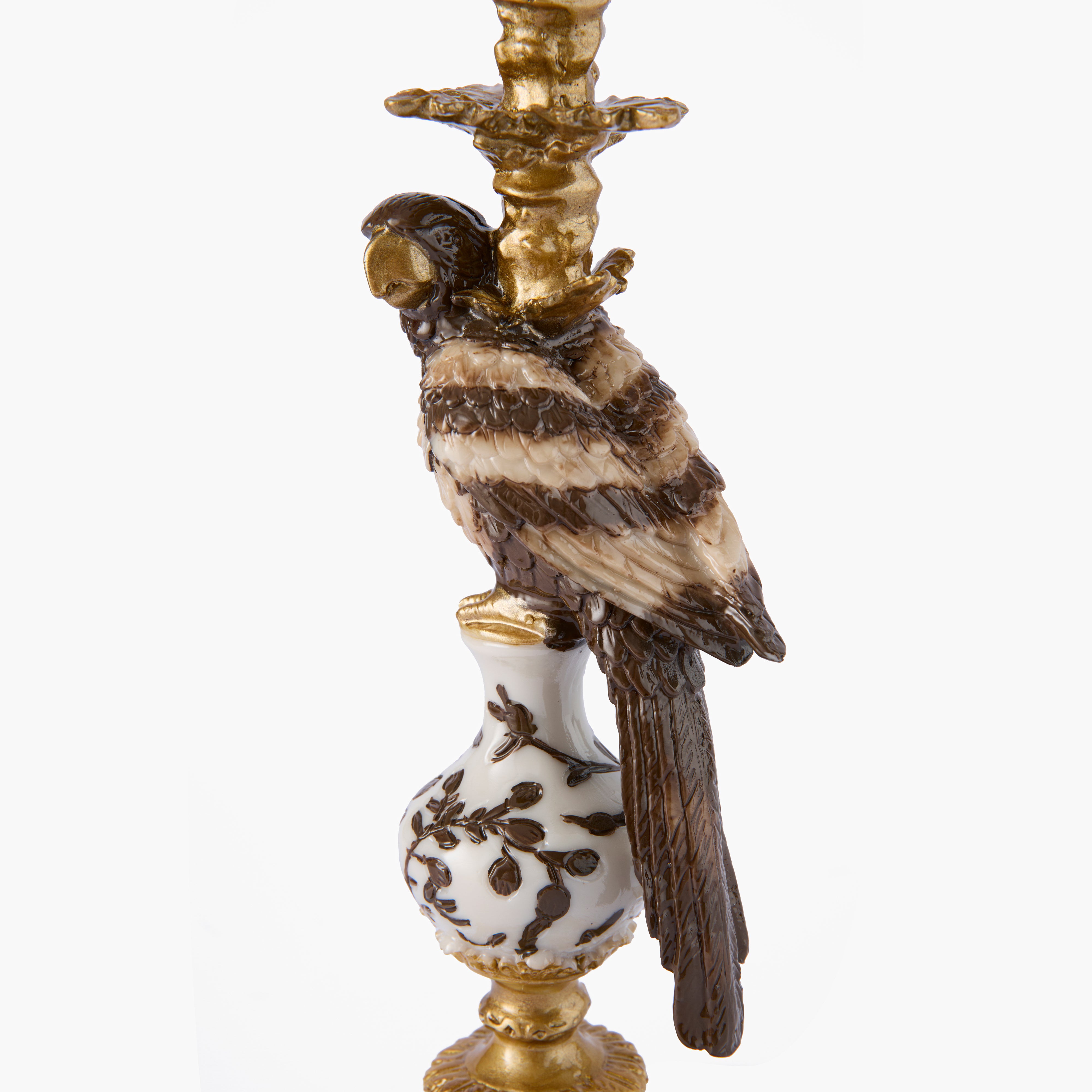 Chocolate Parrot Lamp