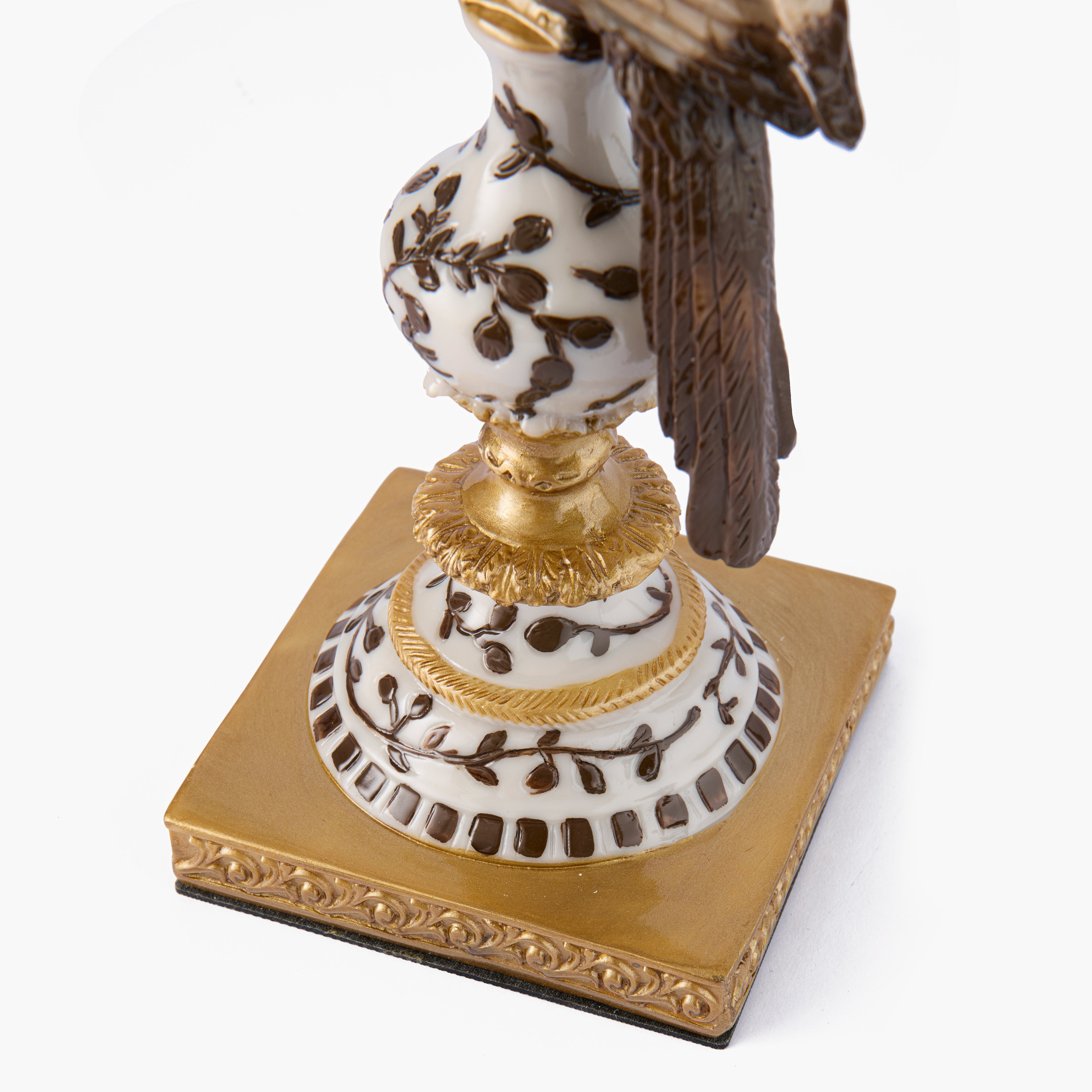 Chocolate Parrot Lamp