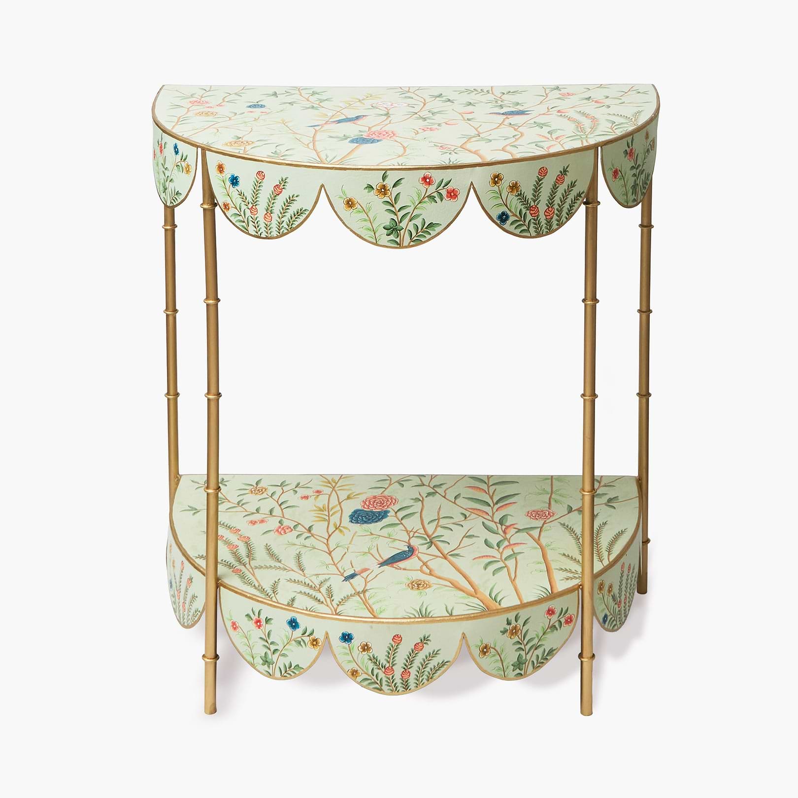Annabelle Chinoiserie Tole Side Table