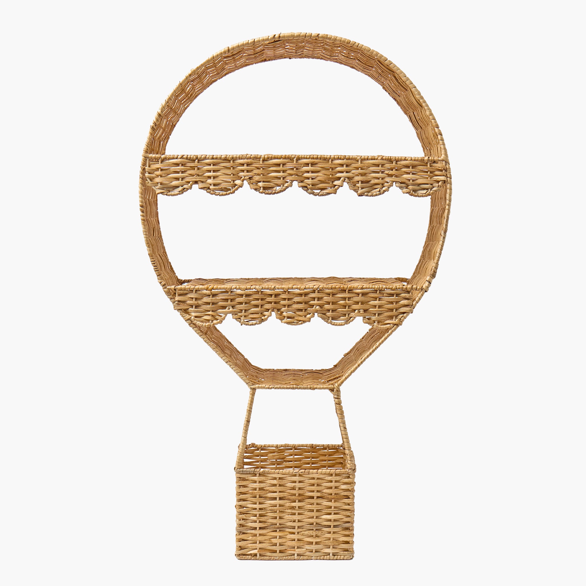 Rattan Hot Air Balloon Shelf