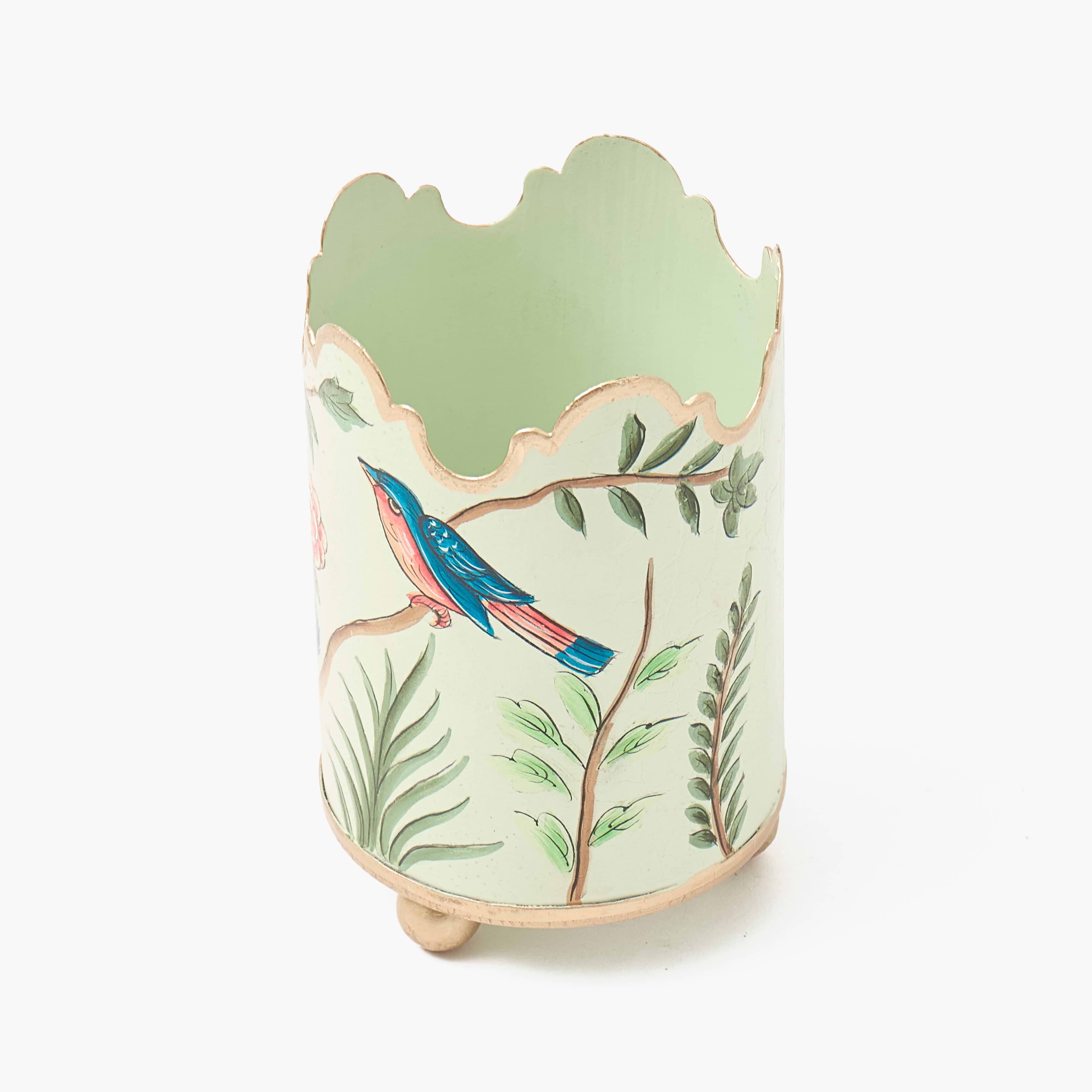 Chinoiserie Tole Pencil Pot