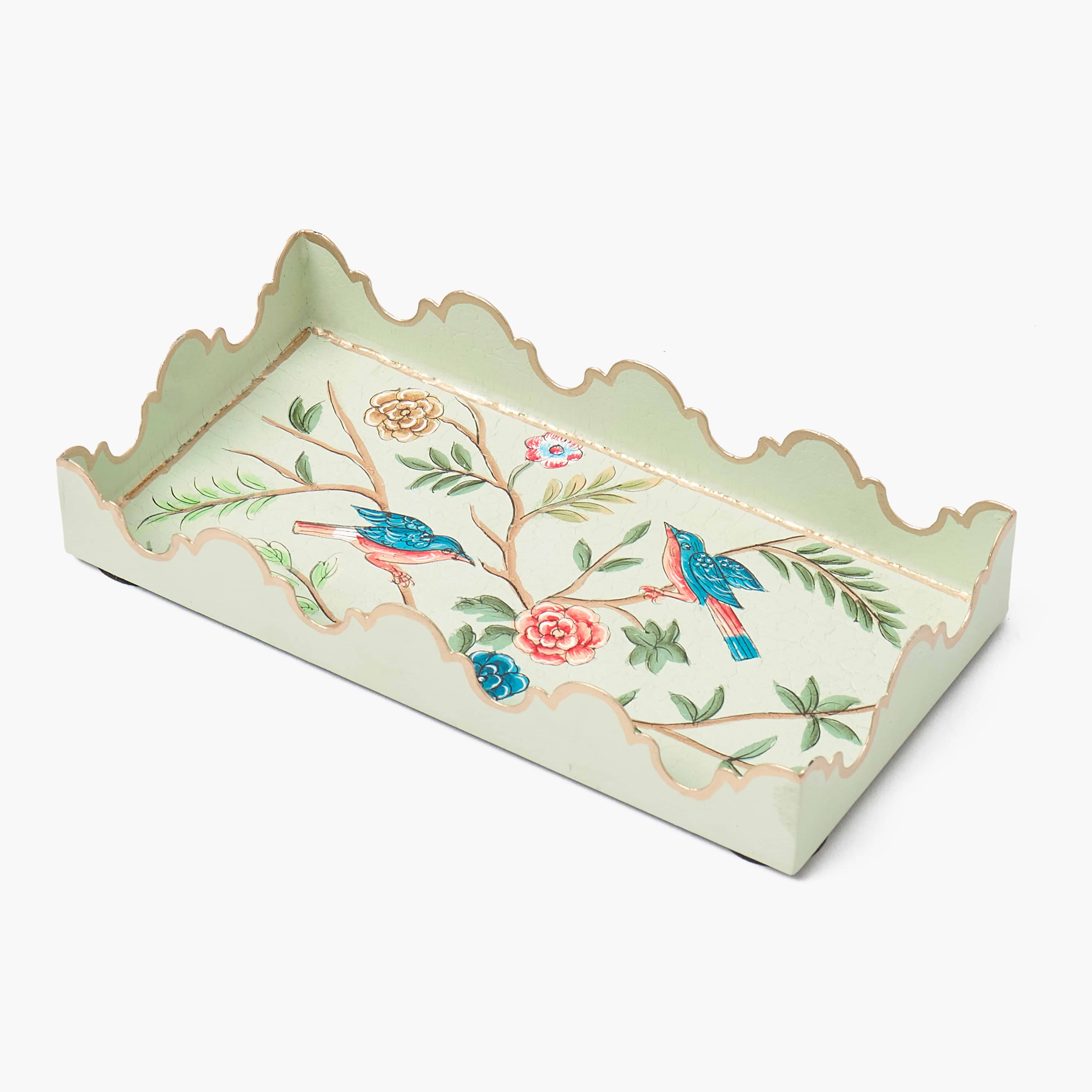 Chinoiserie Tole Trinket Tray