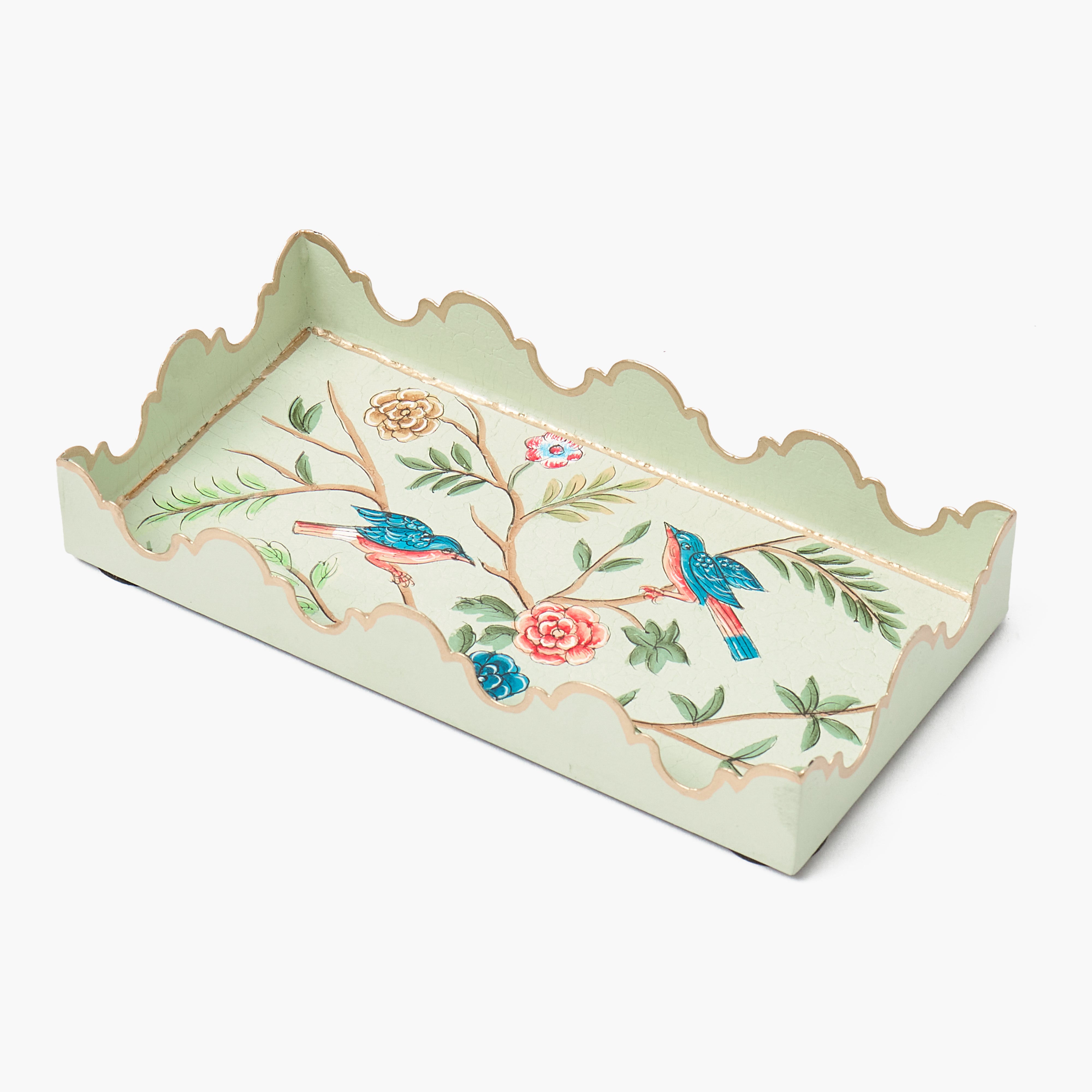 Chinoiserie Tole Trinket Tray