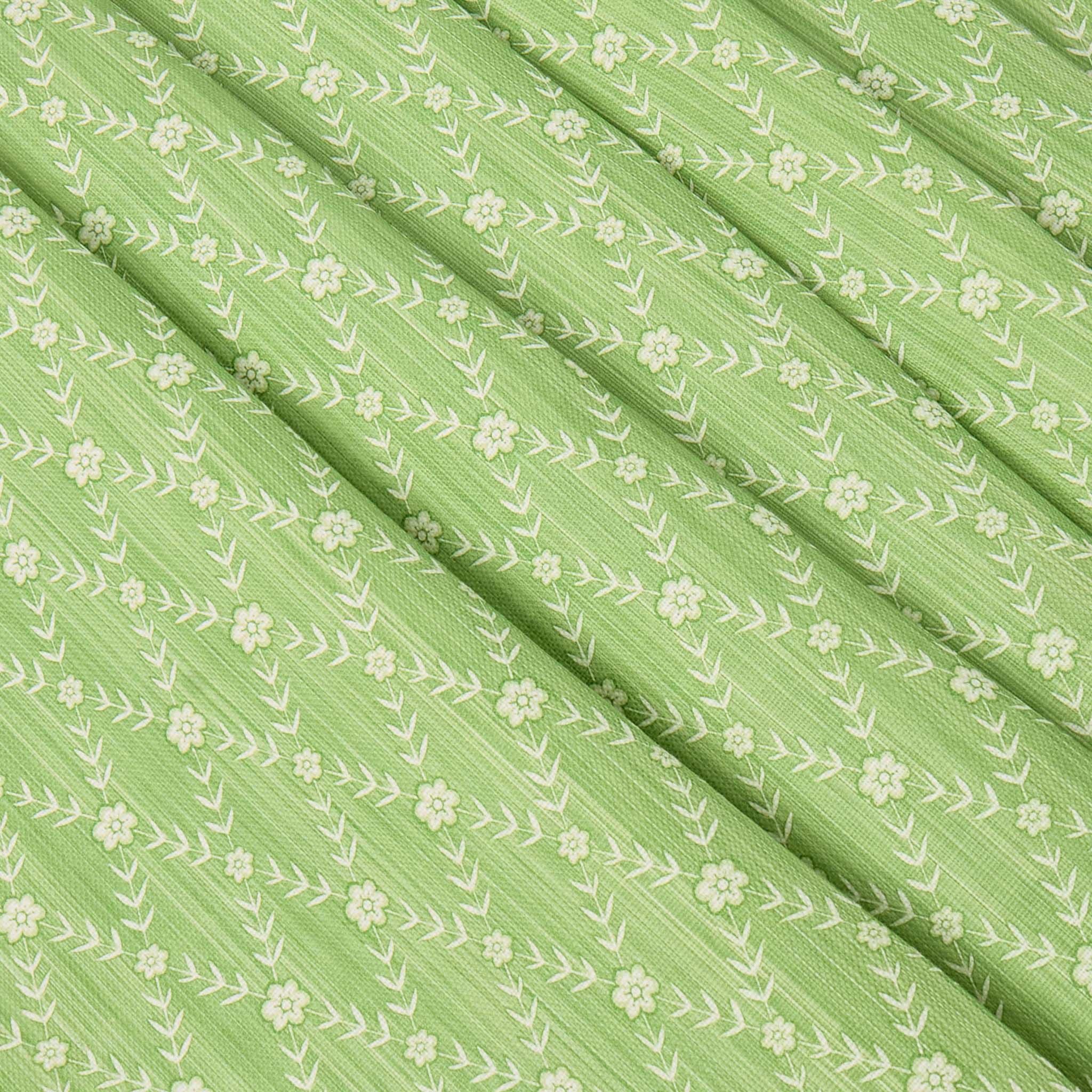 Green Theodora Trellis Fabric