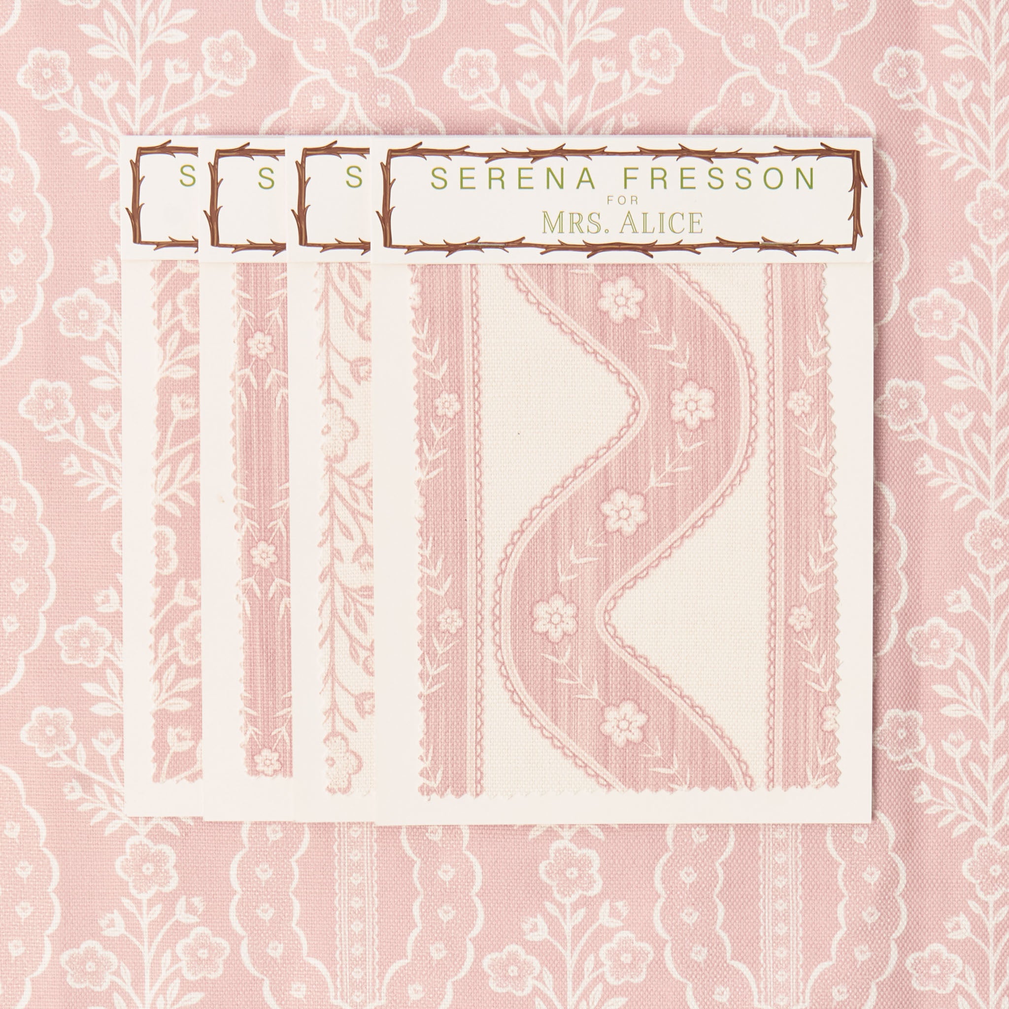 Pink Theodora Fabric