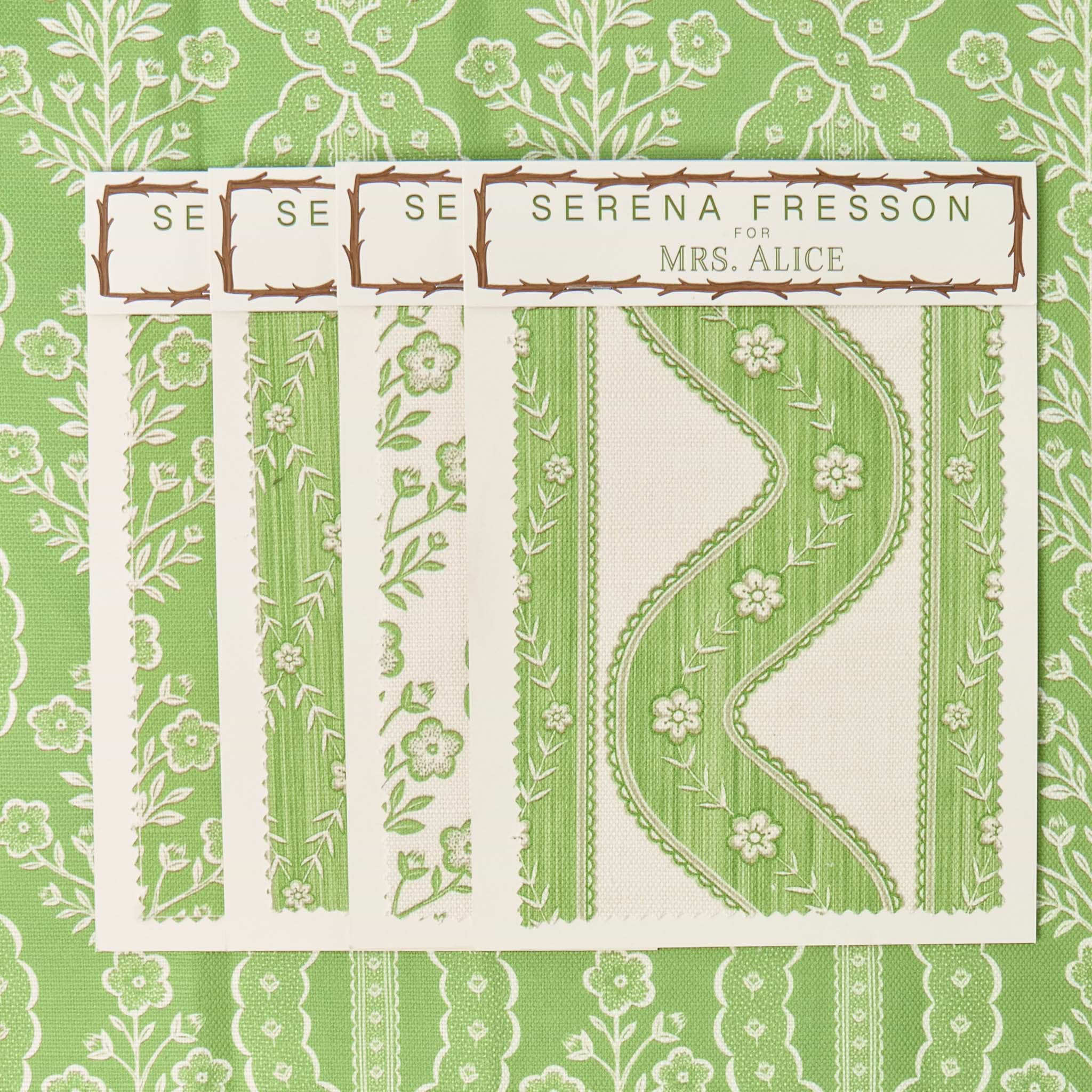 Green Theodora Fabric