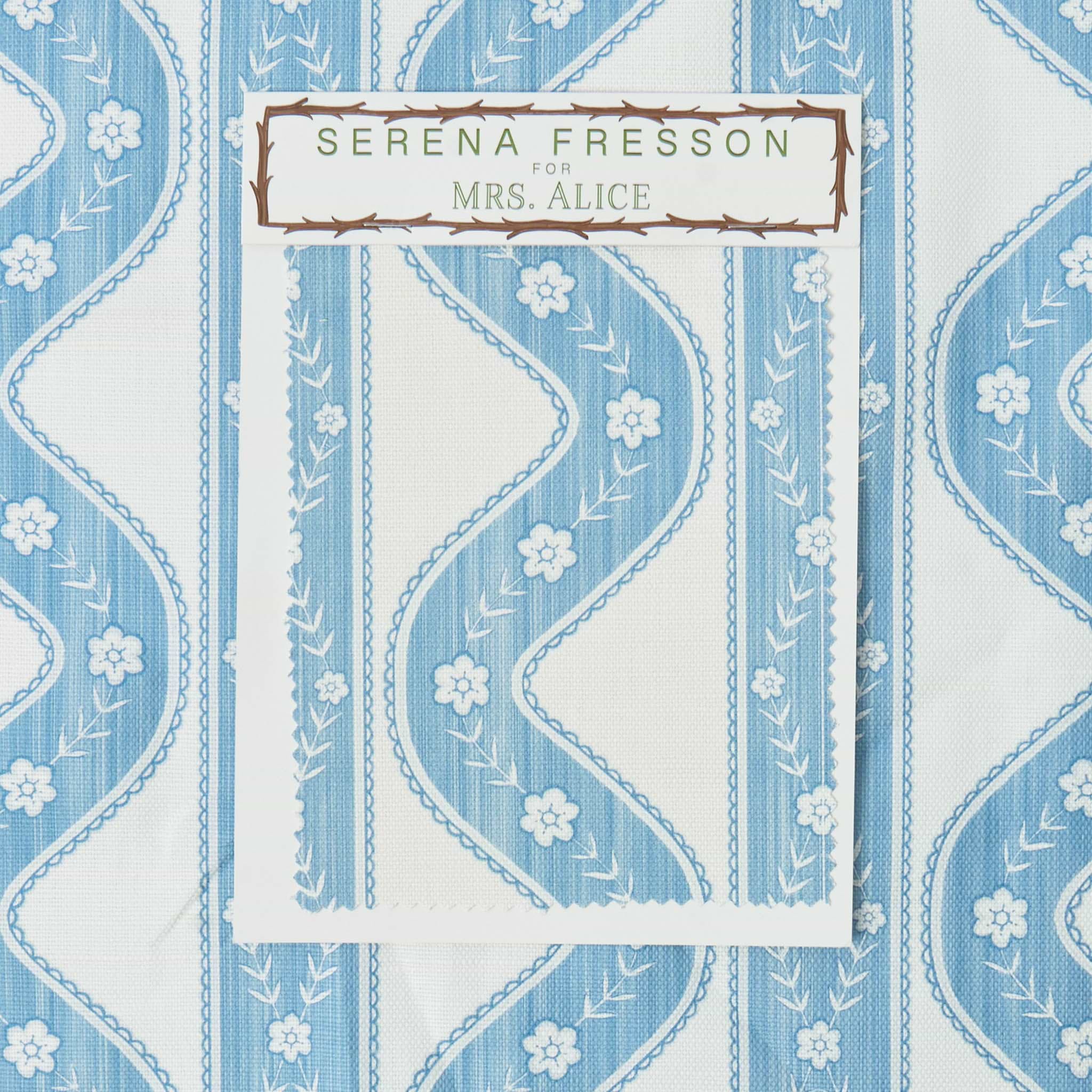 Blue Theodora Fabric