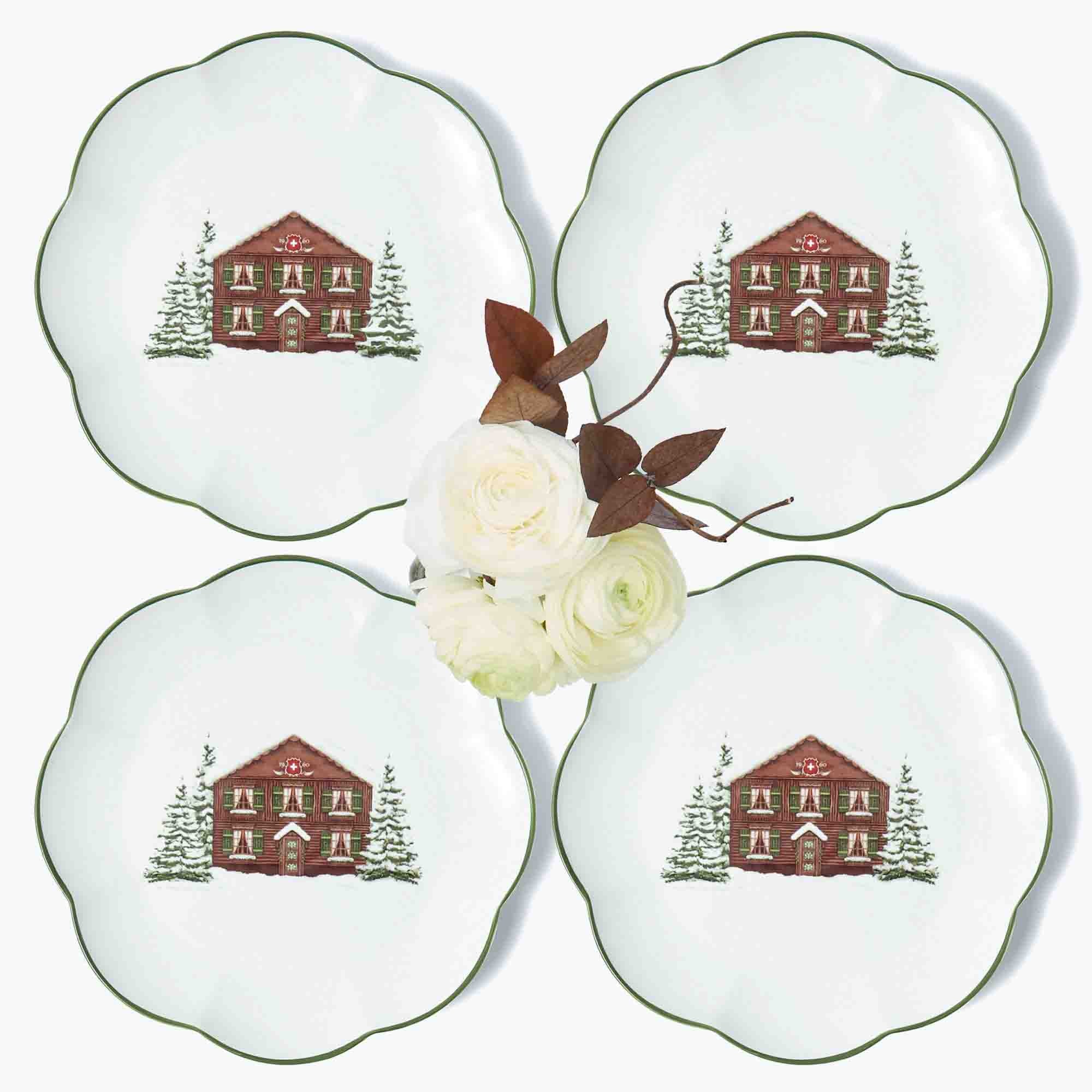 Alpine Chalet Dinner Plate (Set of 4)