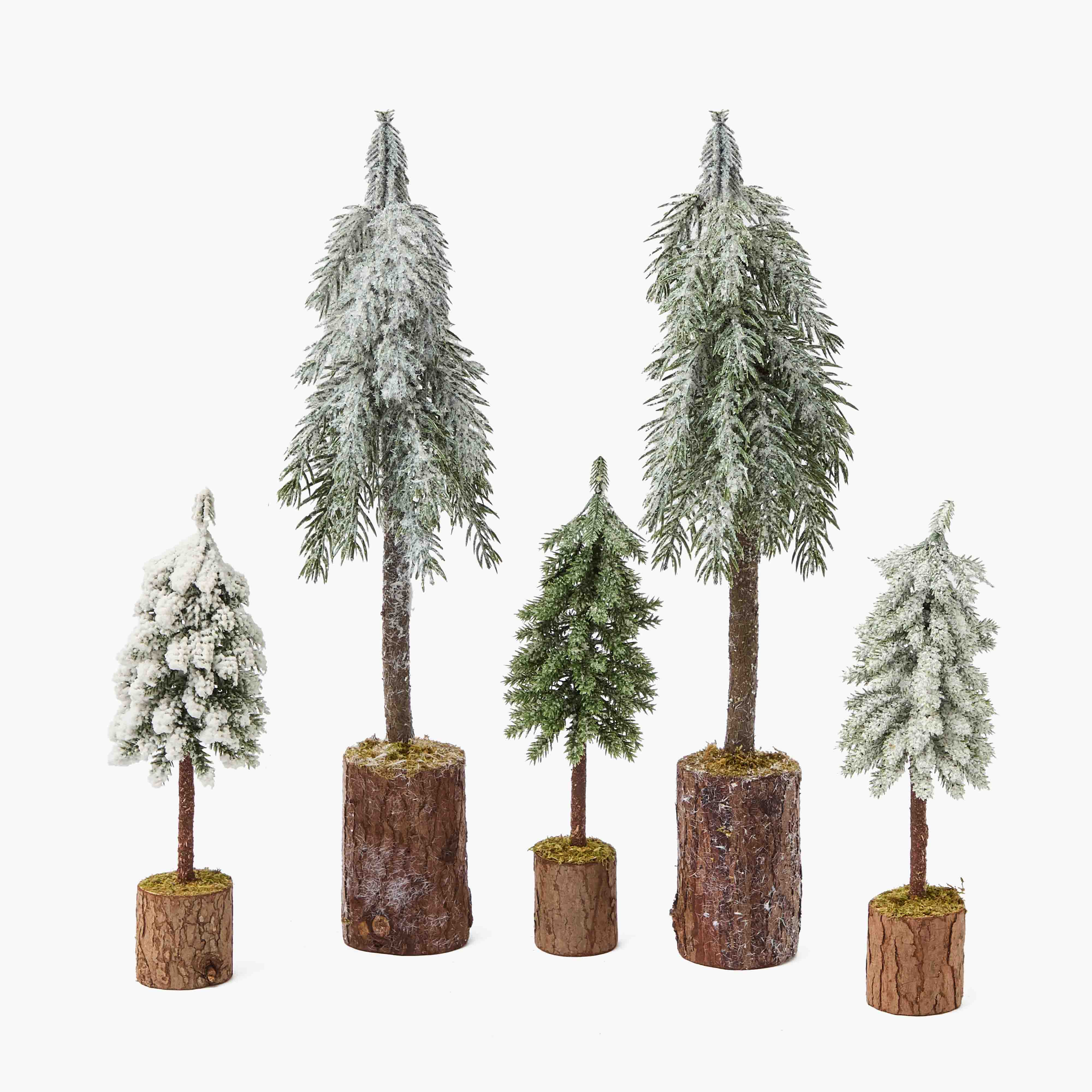 Large Frosted Woodland Tree (Pair)