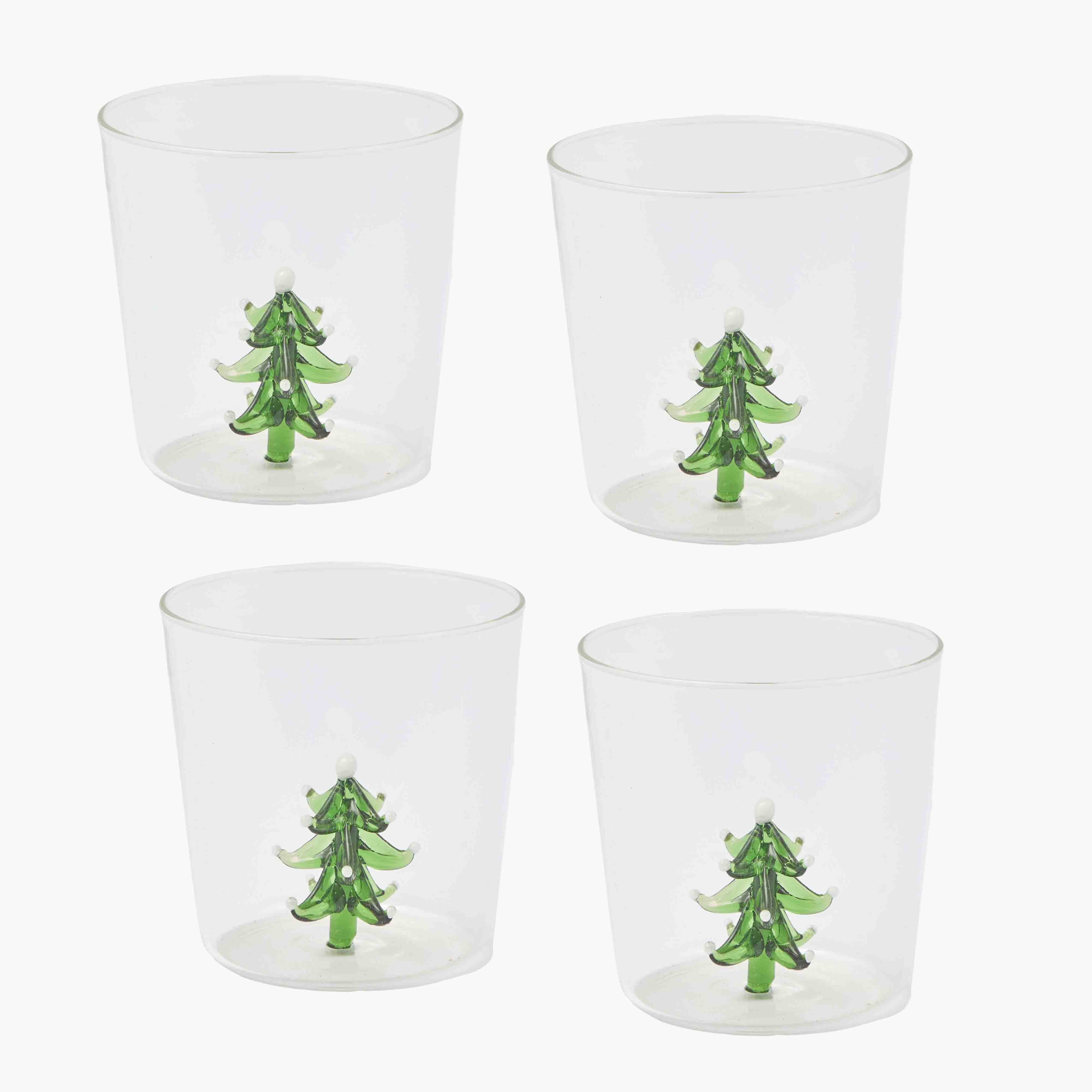 Christmas Tree Jug and Glasses (Set of 4)
