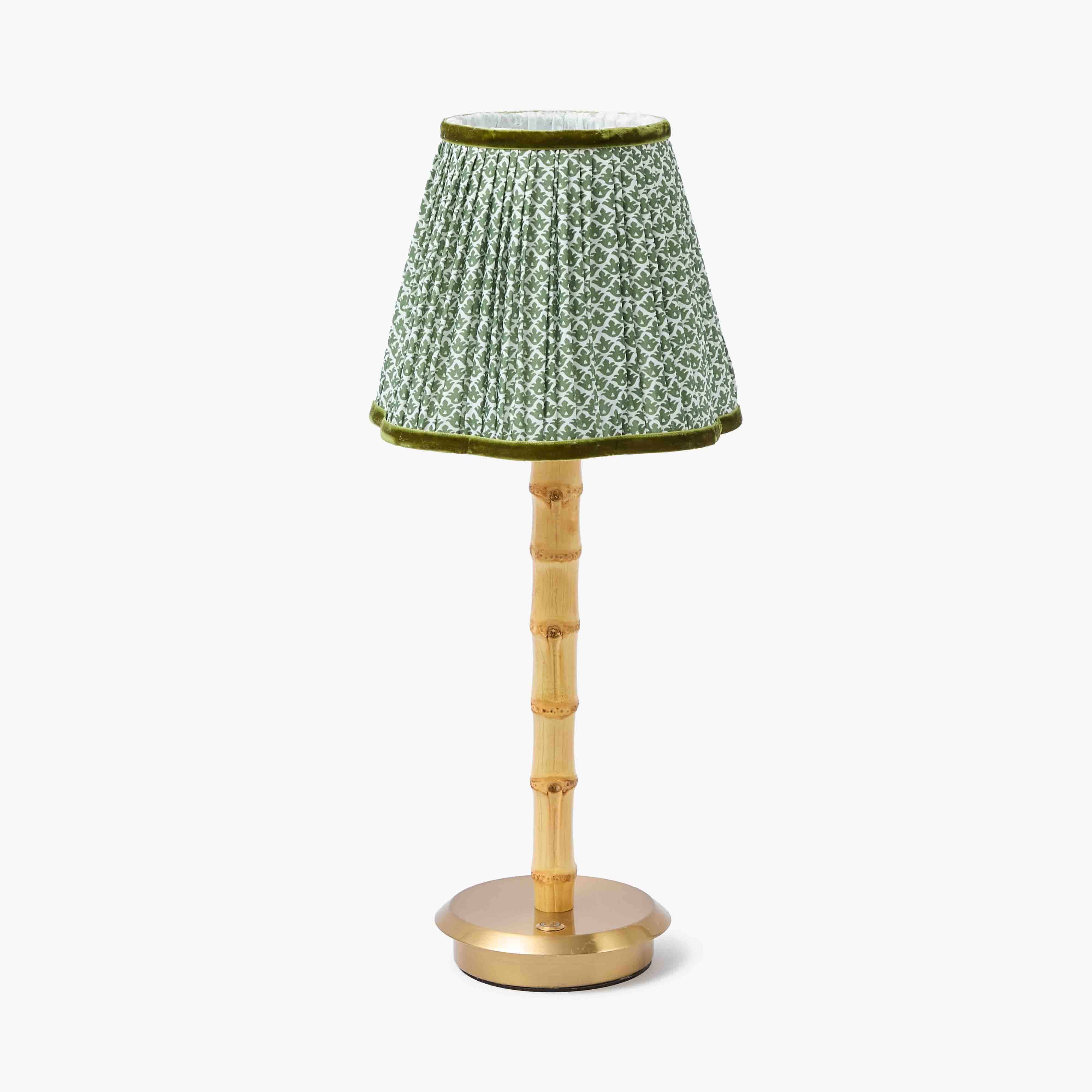 Olive Lotus Lampshade (18cm)
