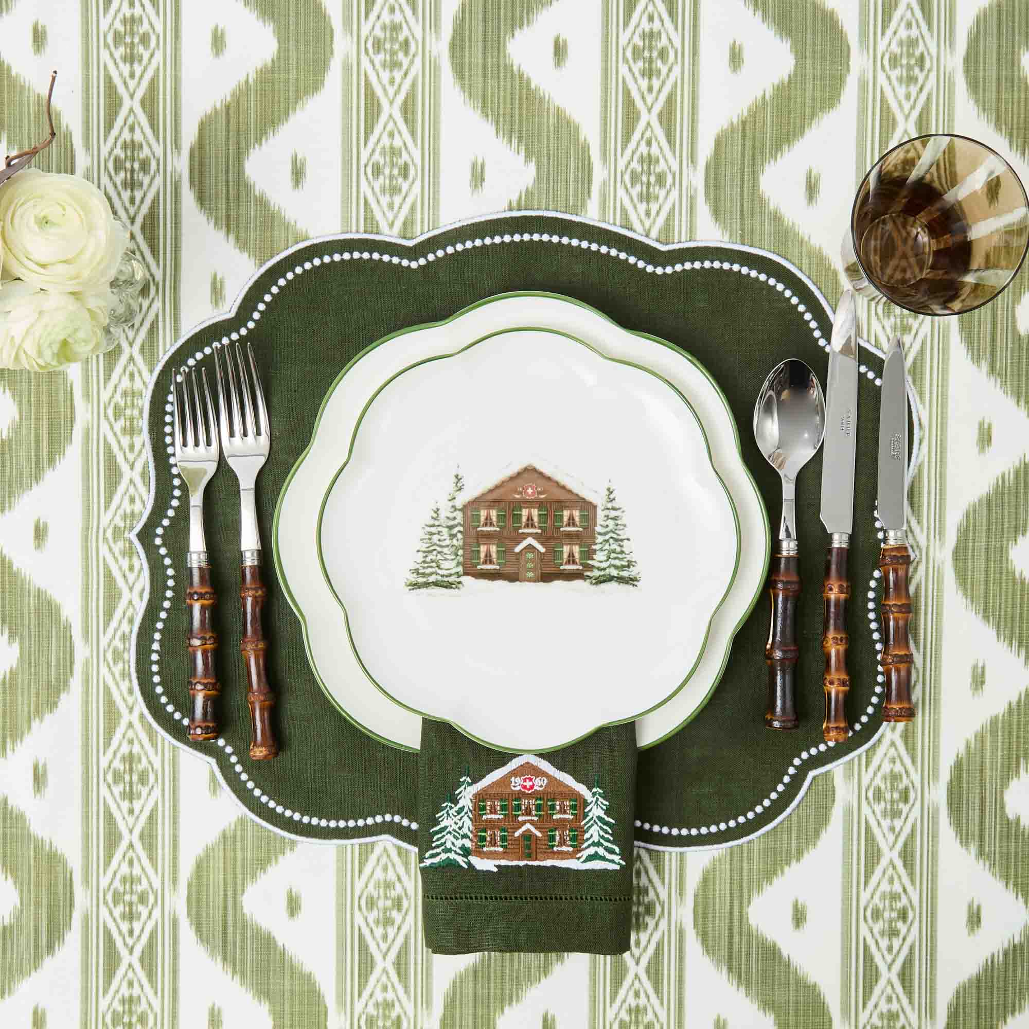 Alpine Chalet Dinner Plate