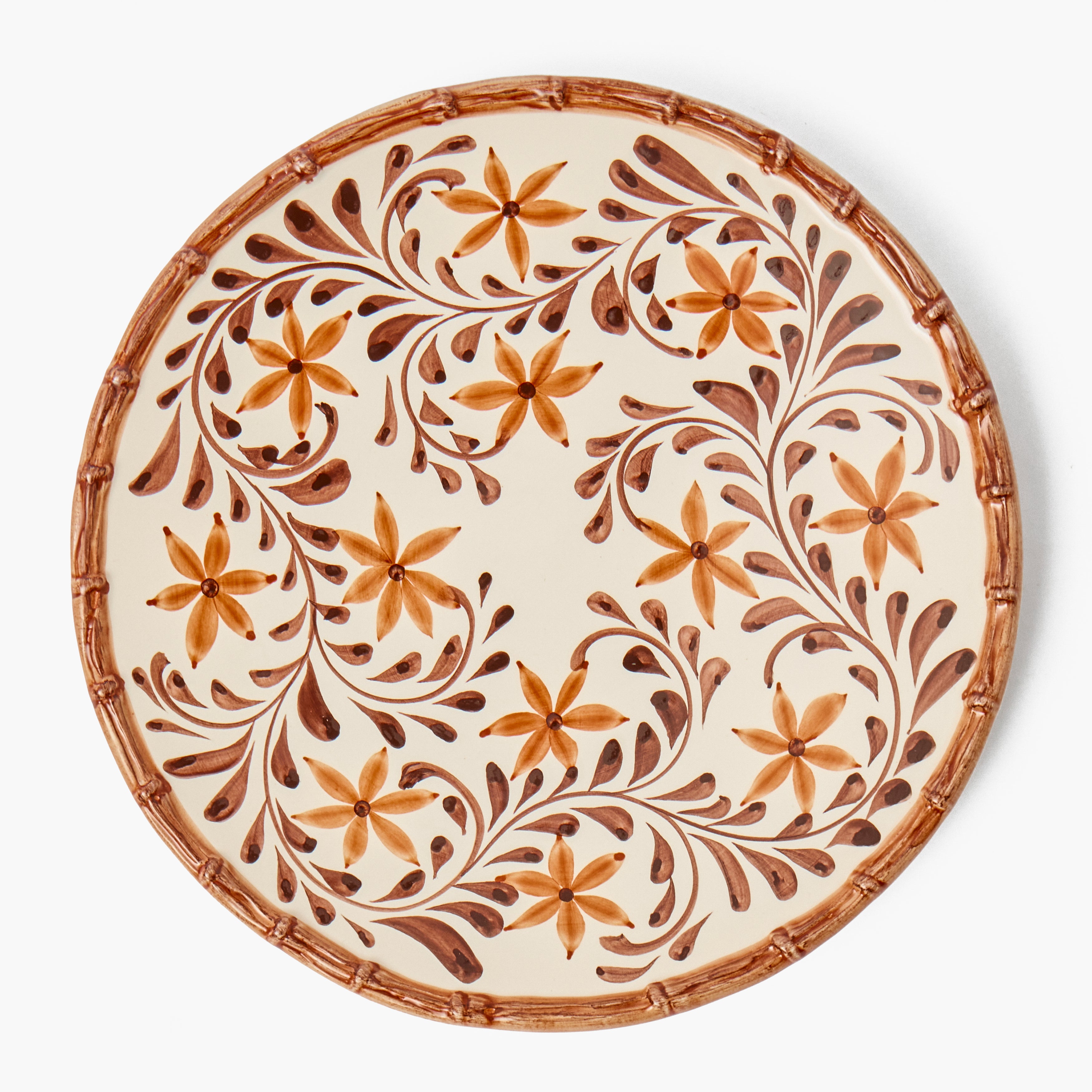 Theodora Bamboo Dinner & Starter Plates (Set of 8)
