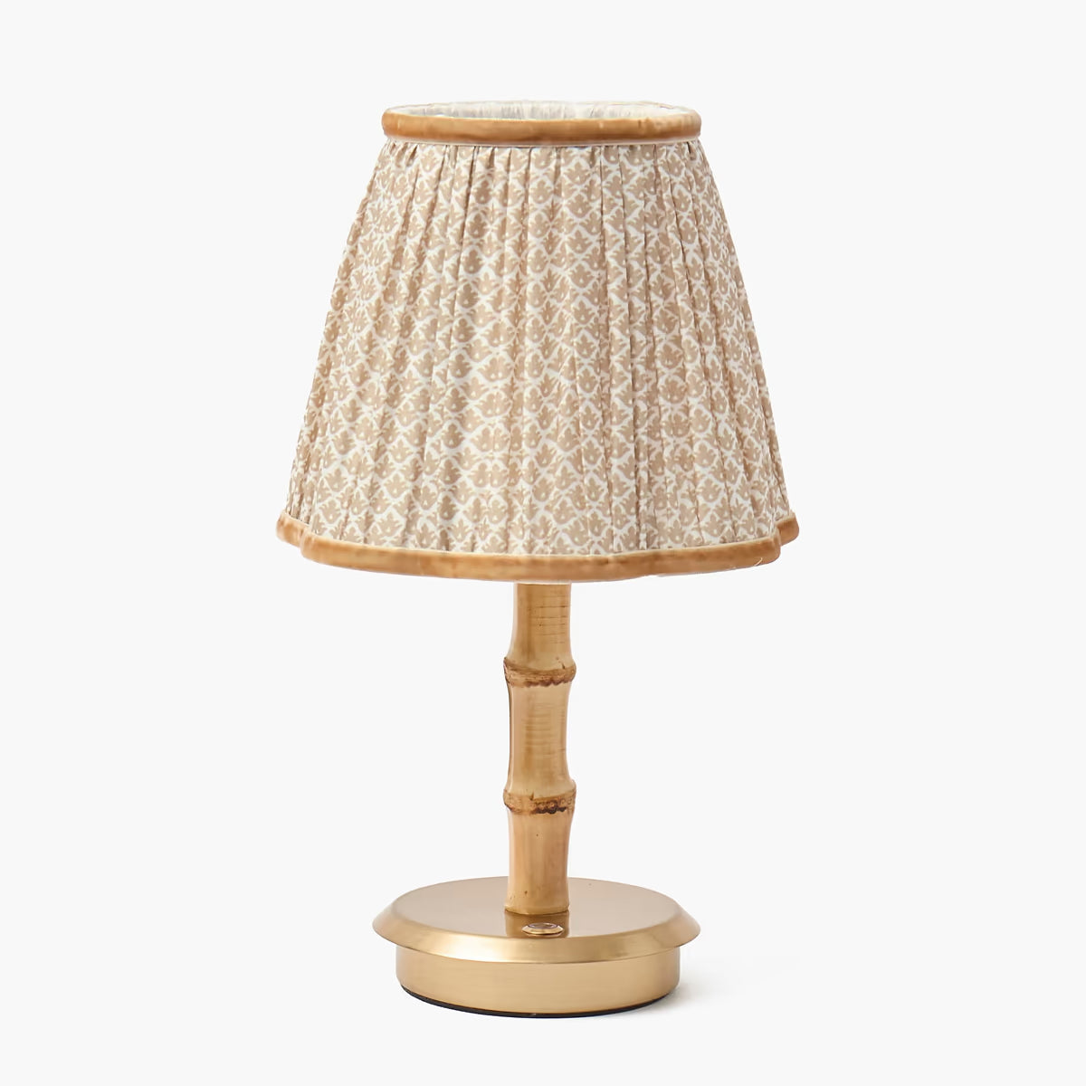 Bamboo Short Rechargeable Lamp