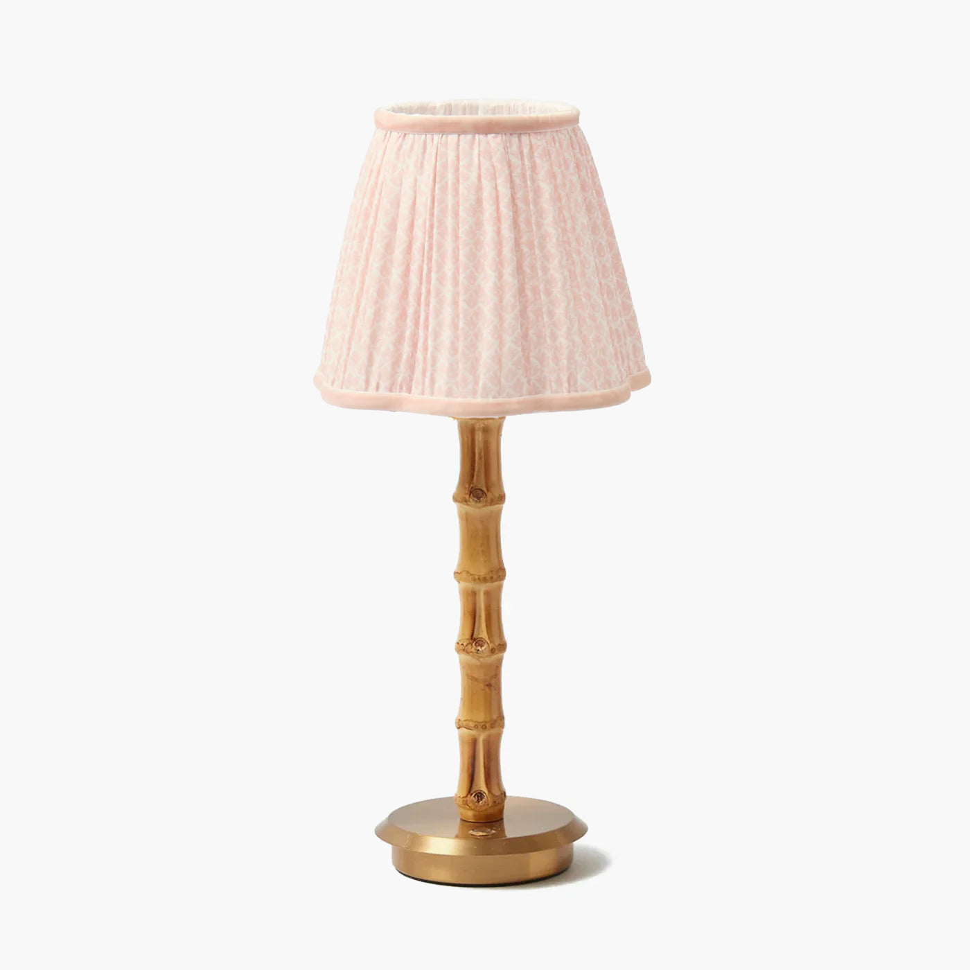 Pink Striped Ruffle Lampshade (18cm)