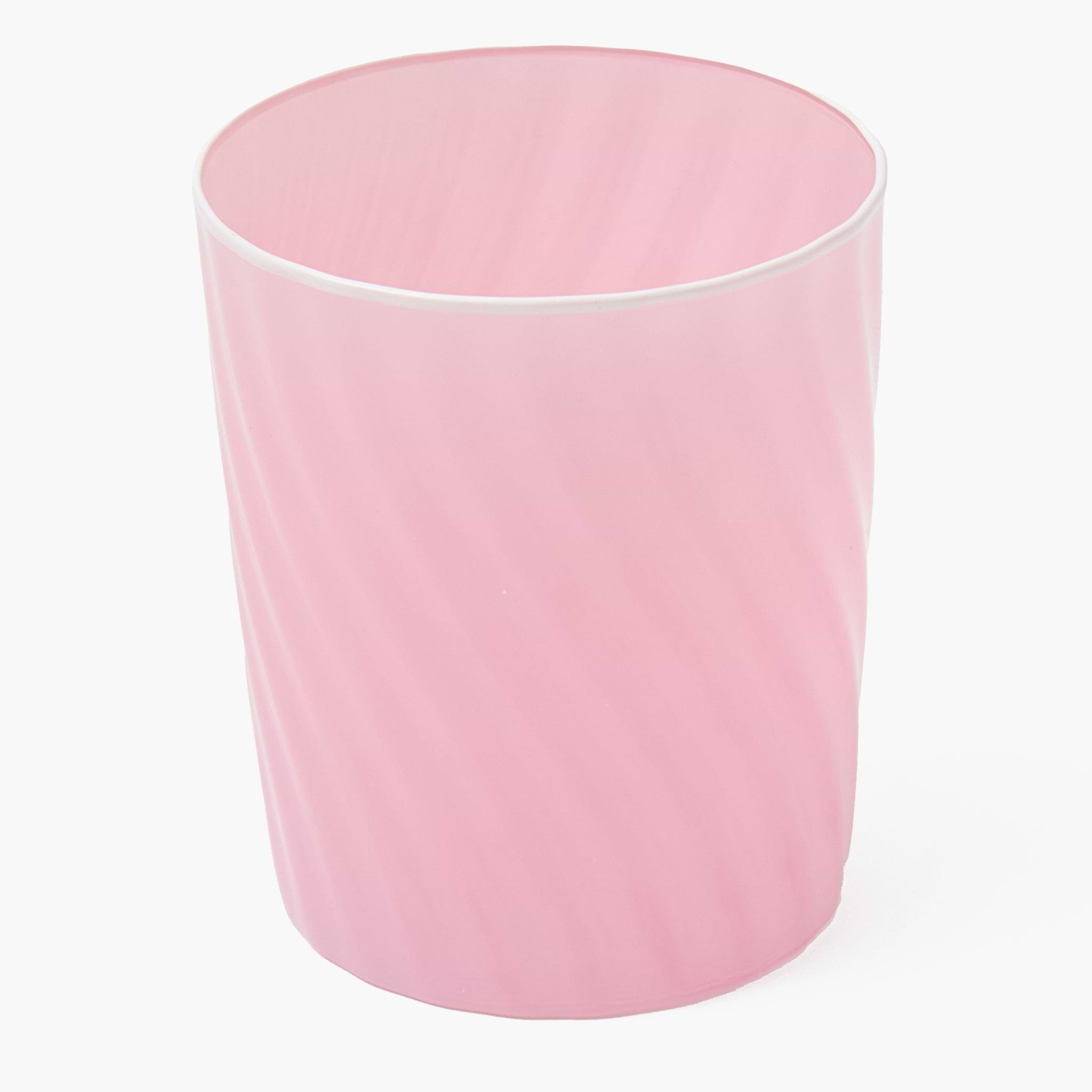 Petal Pink Swirl Water Glasses (Set of 4)