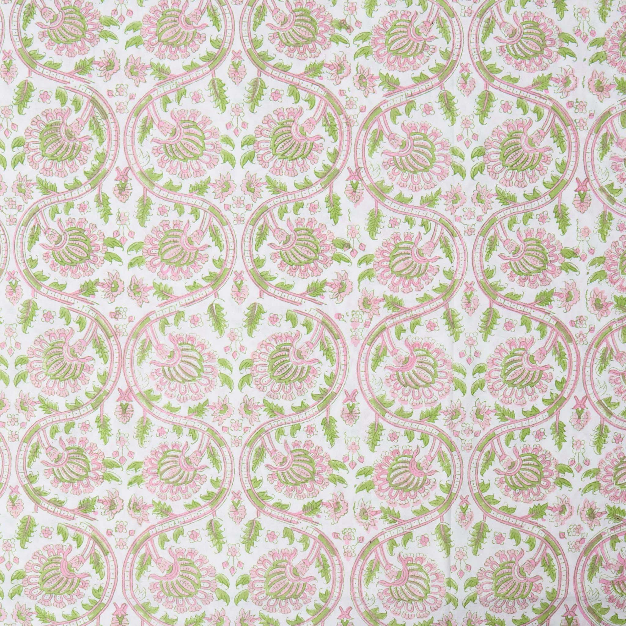 Pink & Green Agatha Tablecloth