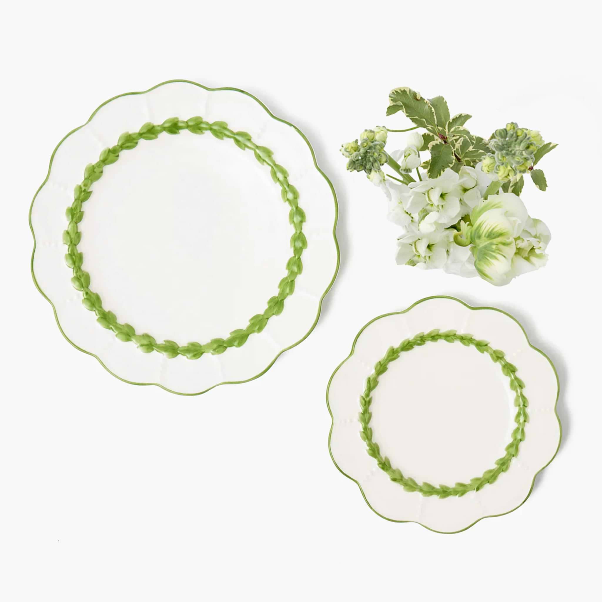 Green Laurel Starter Plate