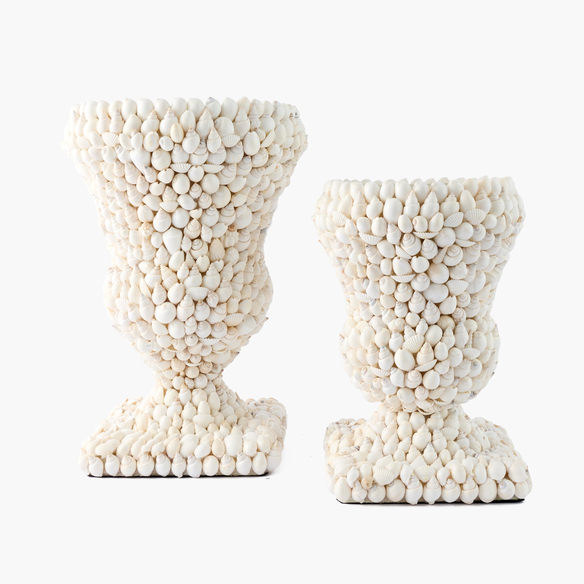 Large Shell Urn Vase