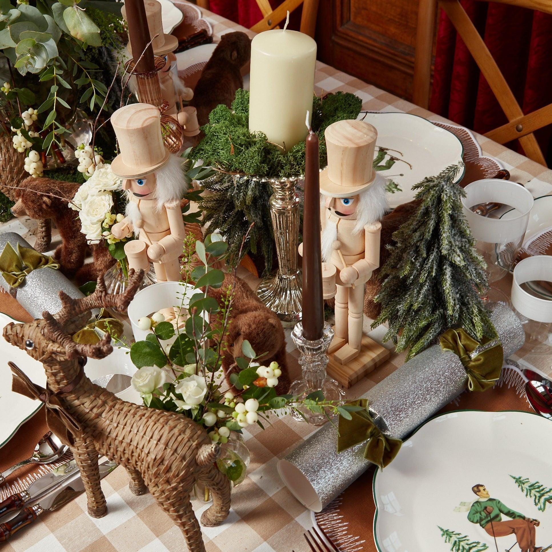 Lace Edge Candle Holders (Pair) - Mrs. Alice