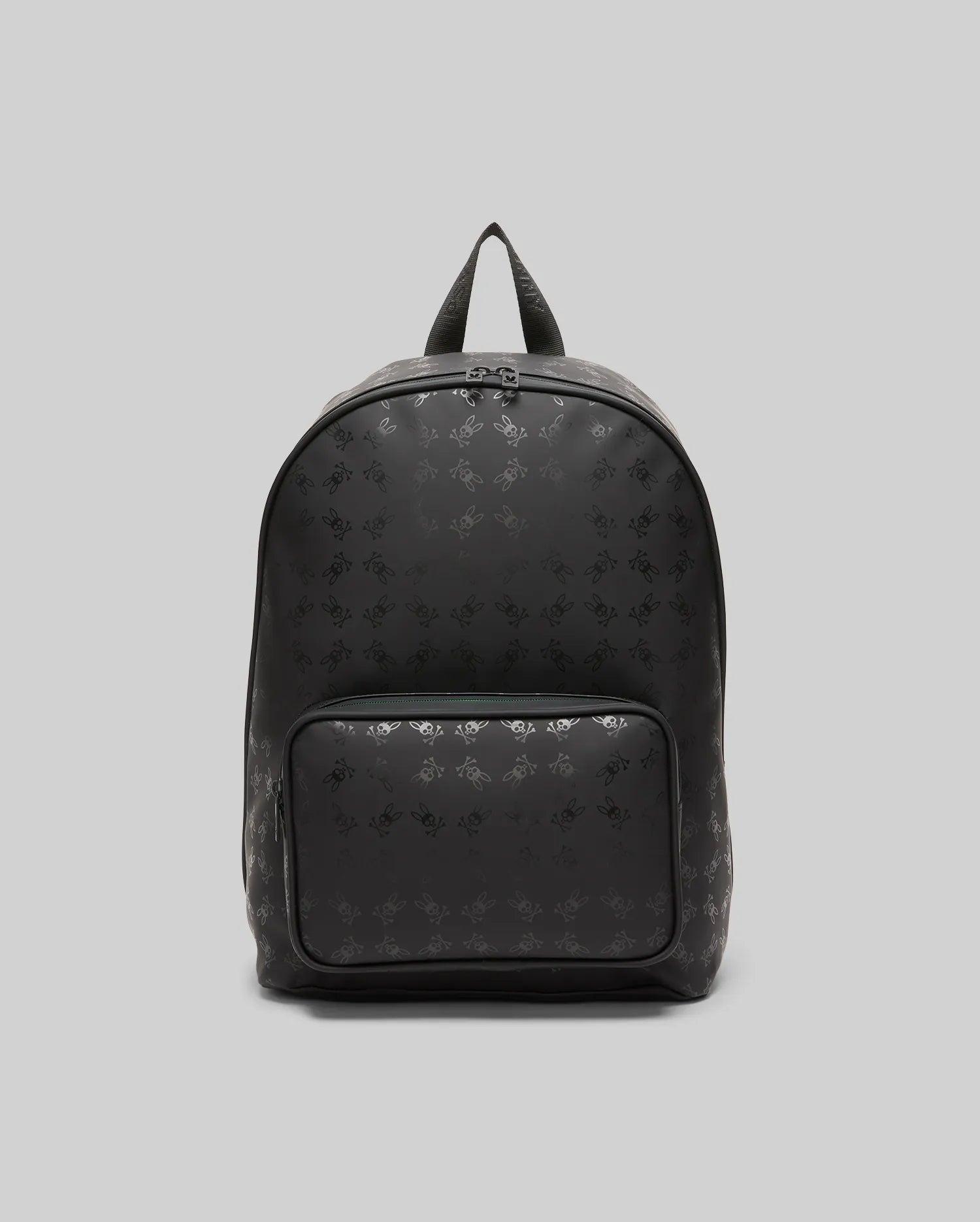 black leather ginny bunny backpack RUBBERIZED needs-upload Model:7825-NI-2-100 / Hook Size: 2 / Pack Qty: 100 With embossed luxury branding Drone Sky Hook |