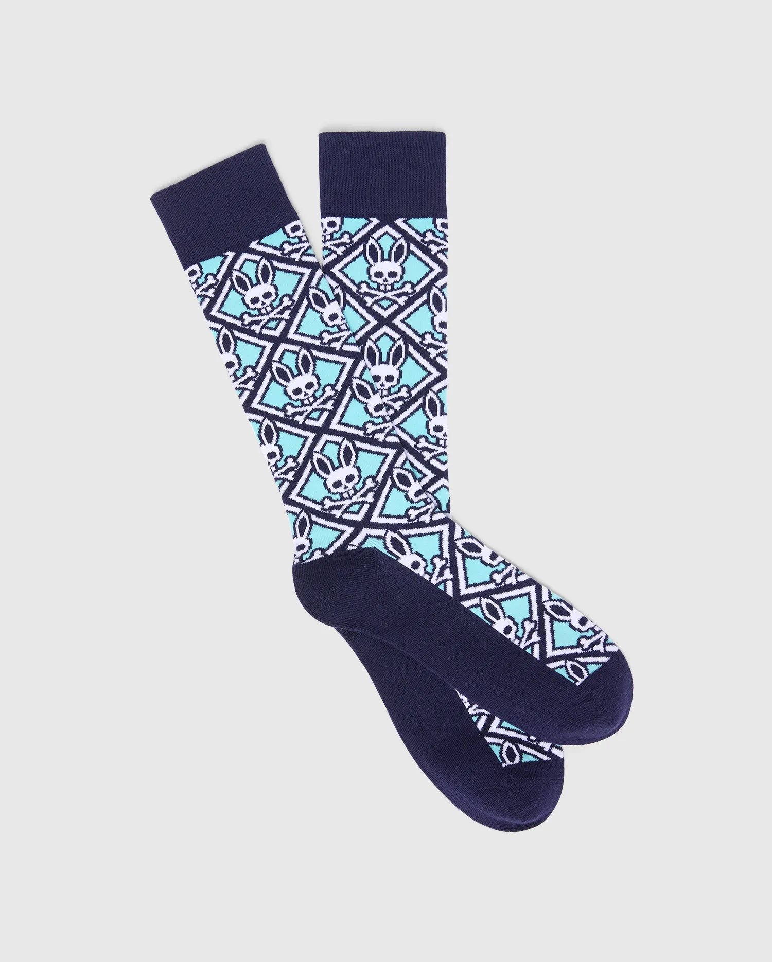 Men's Frank Dress Socks in Navy