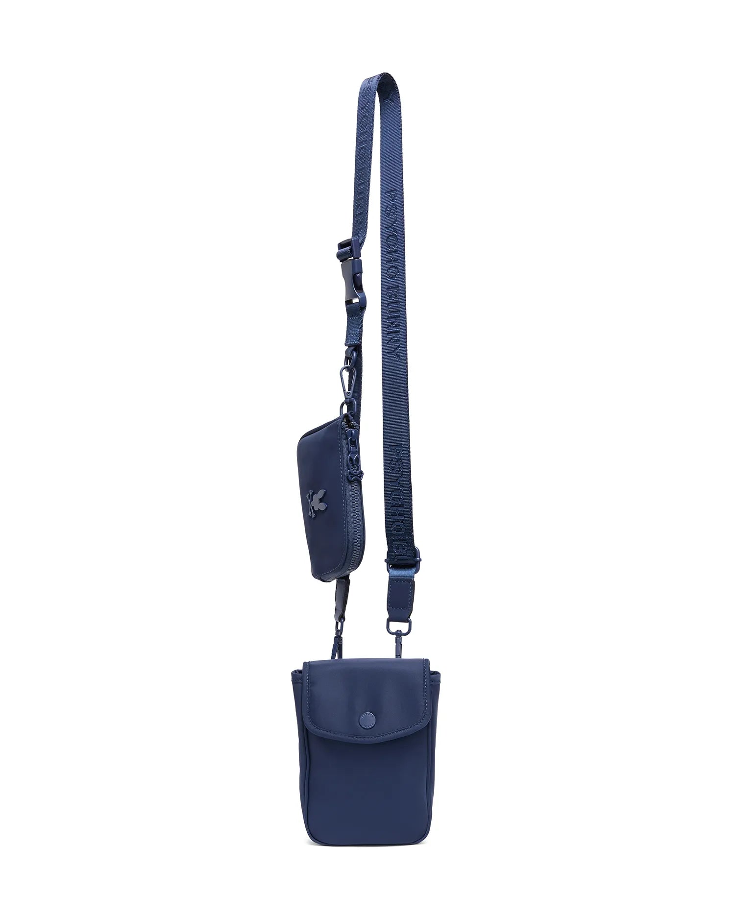 Men's Nylon Crossbody with Pouch in Black | Psycho Bunny