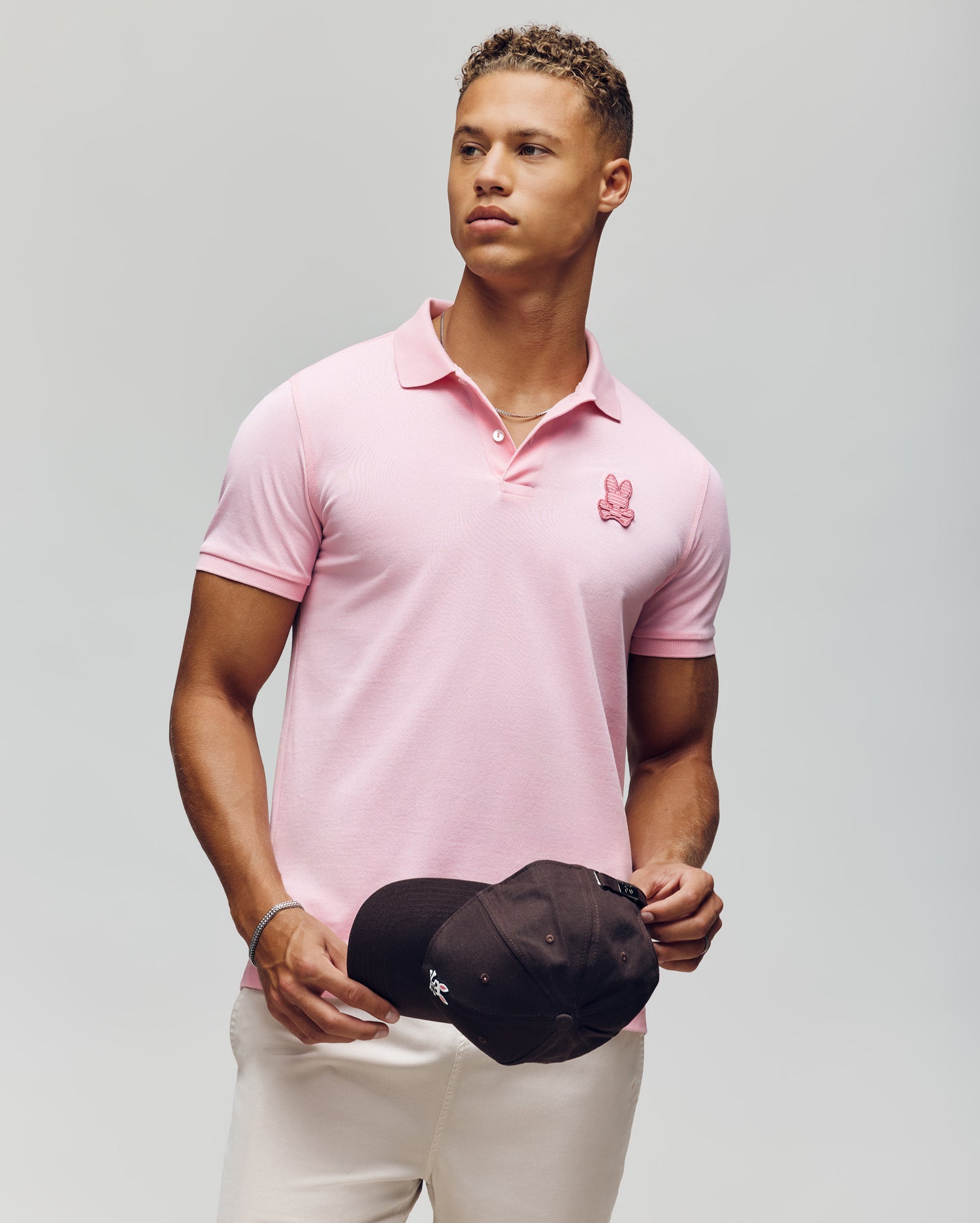 Men's Patrick Polo in Pink | Psycho Bunny