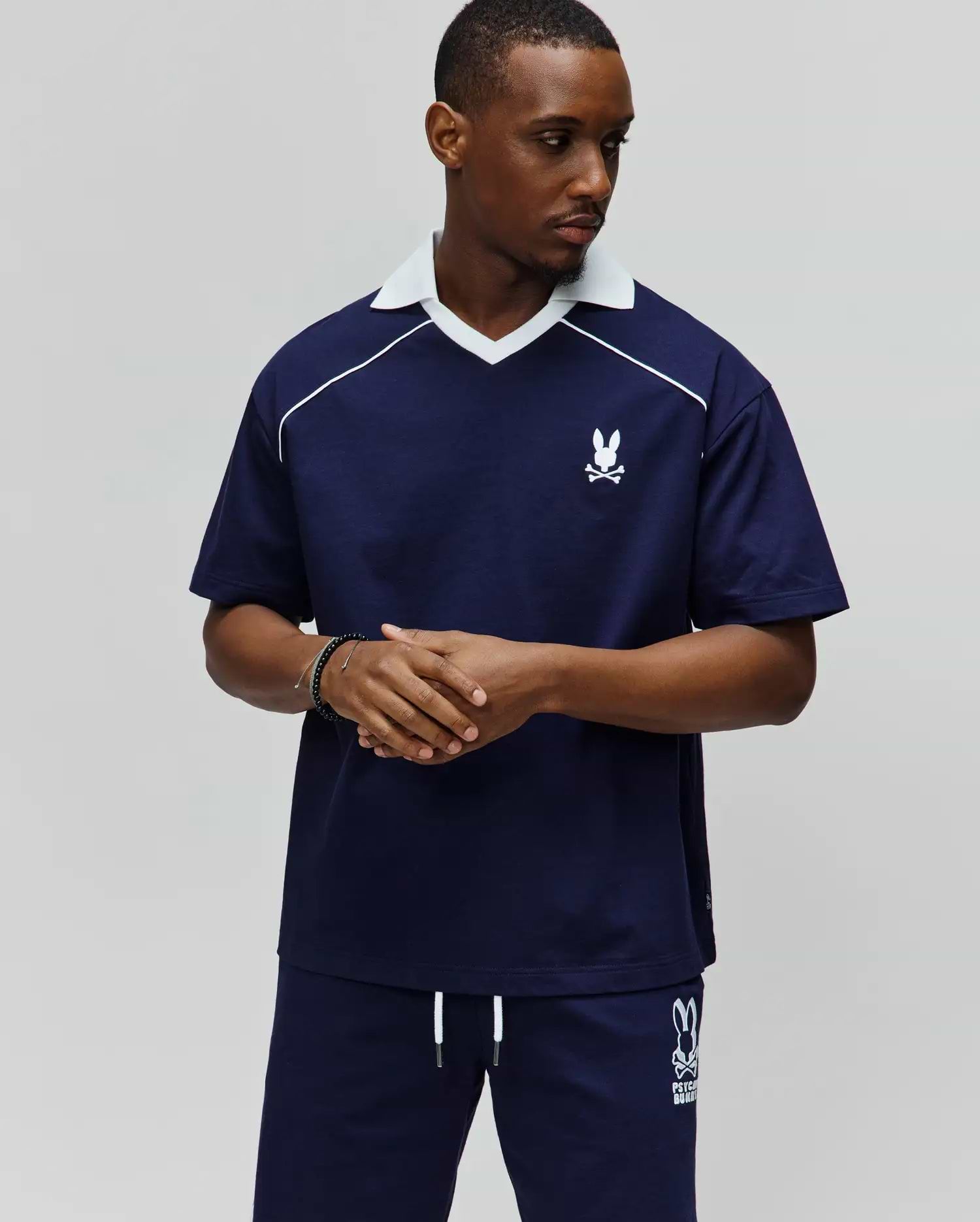 Men's Toby Jersey in Navy | Psycho Bunny
