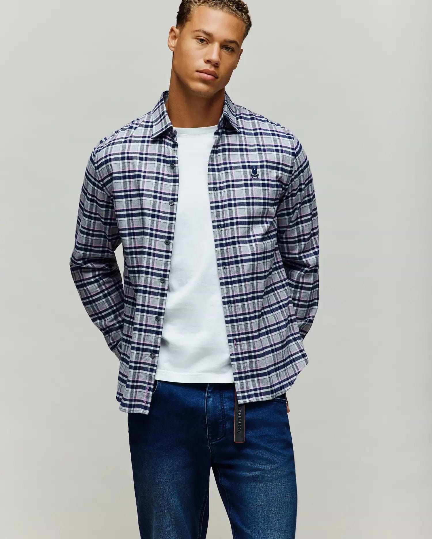 MENS BASTIAN PLAID SHIRT