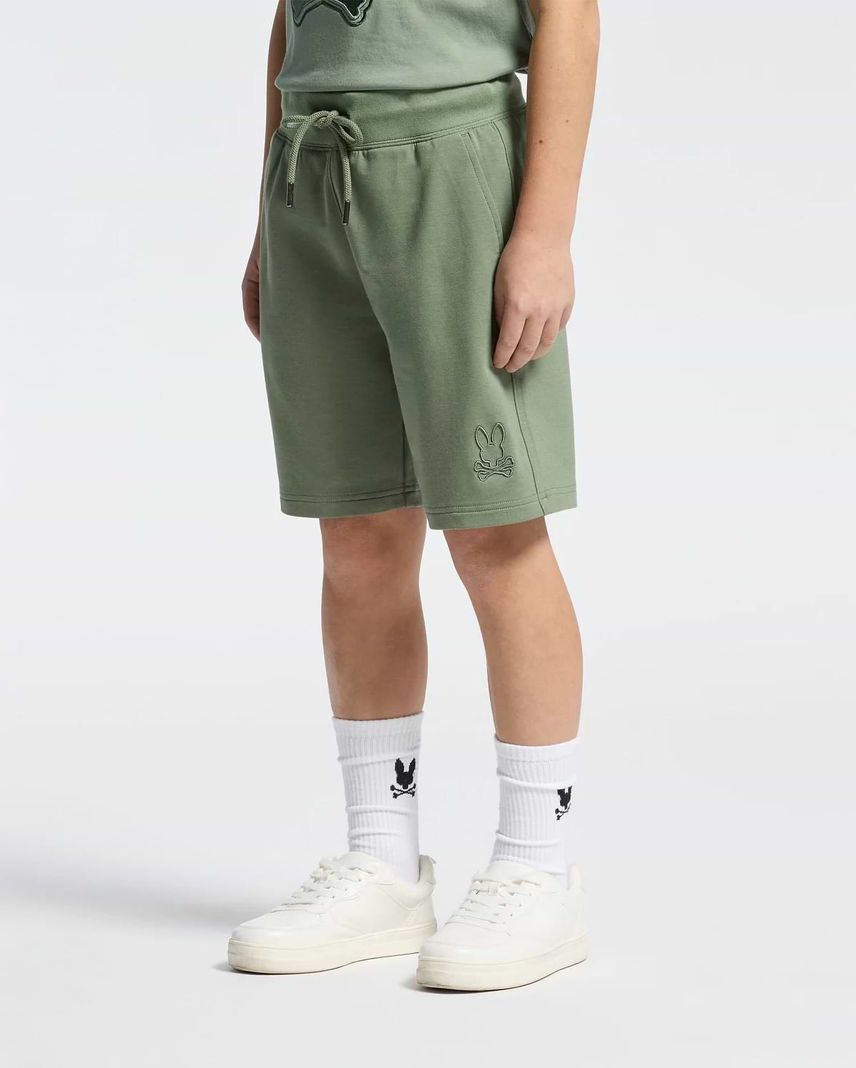 Kids | Kids' French terry sweatshorts with a soft feel, elastic waistband, and side pockets for comfort.
