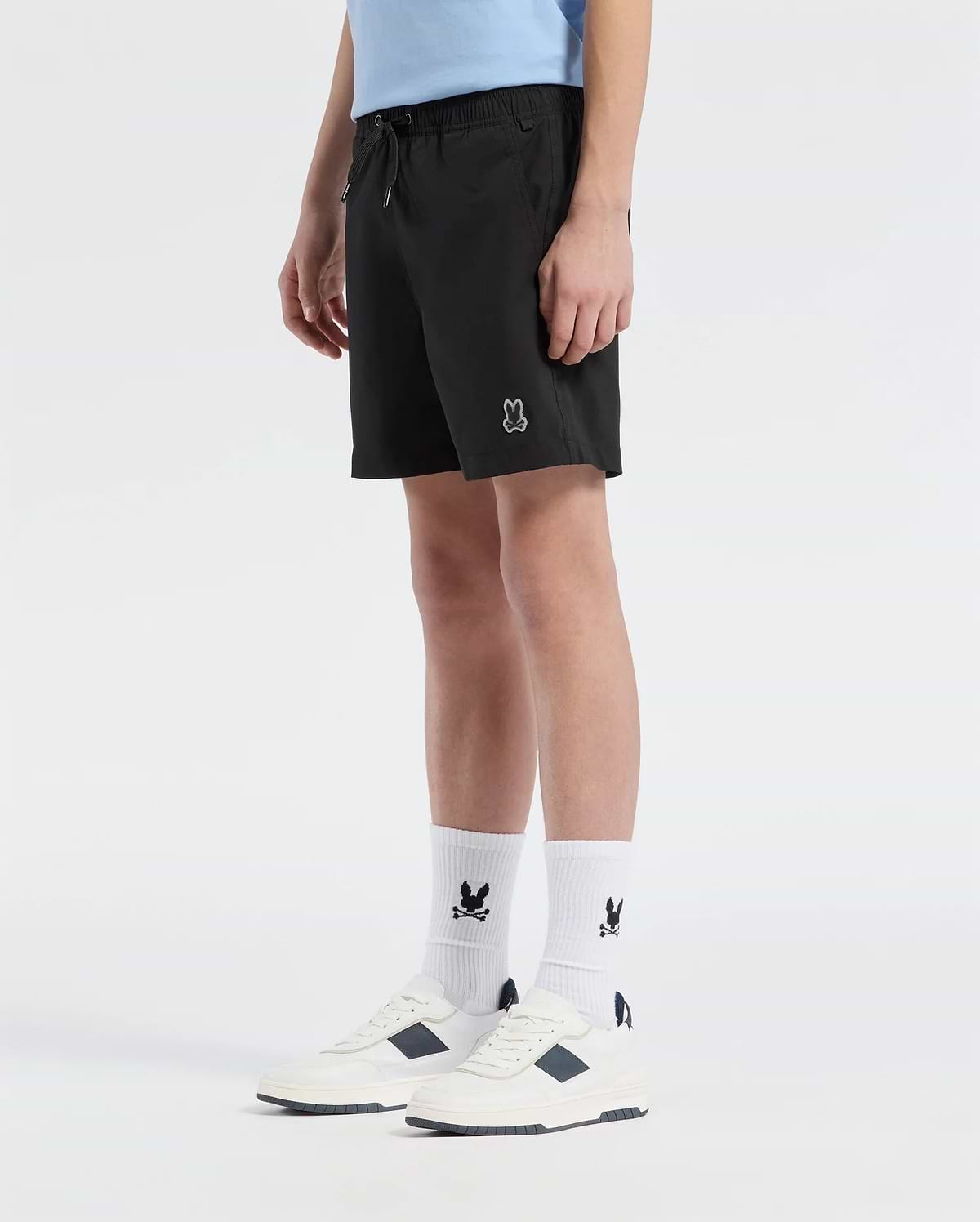 Teen | Black swim shorts with hydrochromic technology