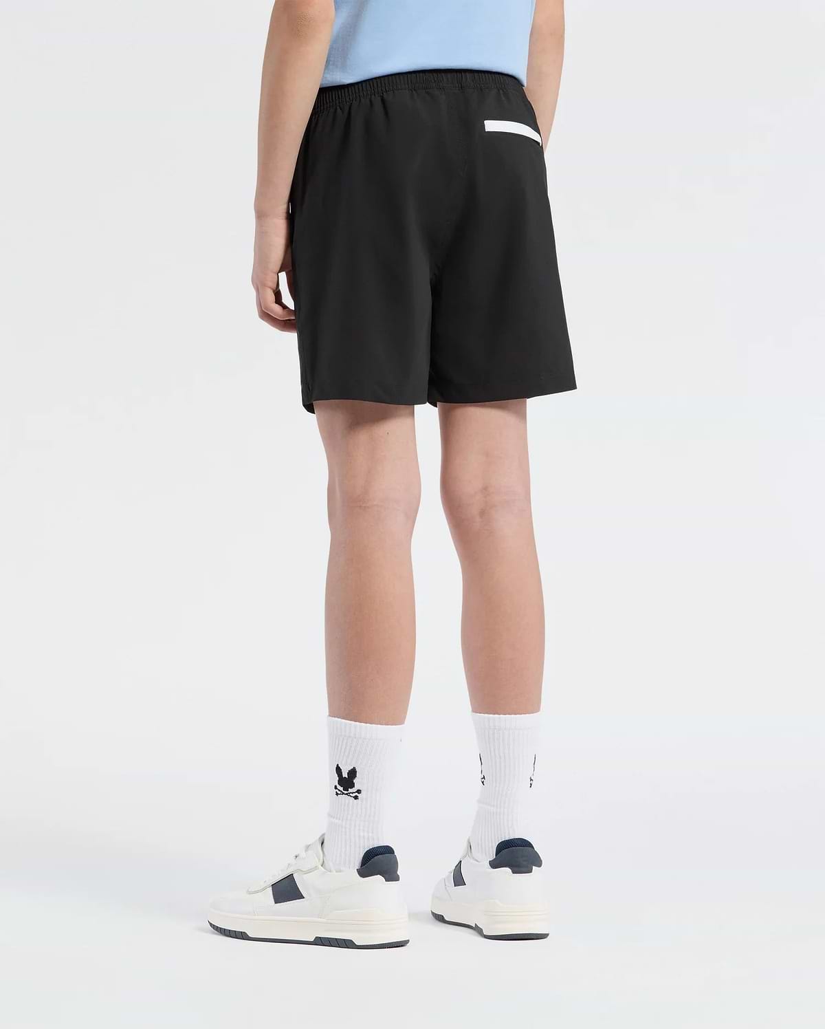 Teen | Black swim shorts with hydrochromic technology