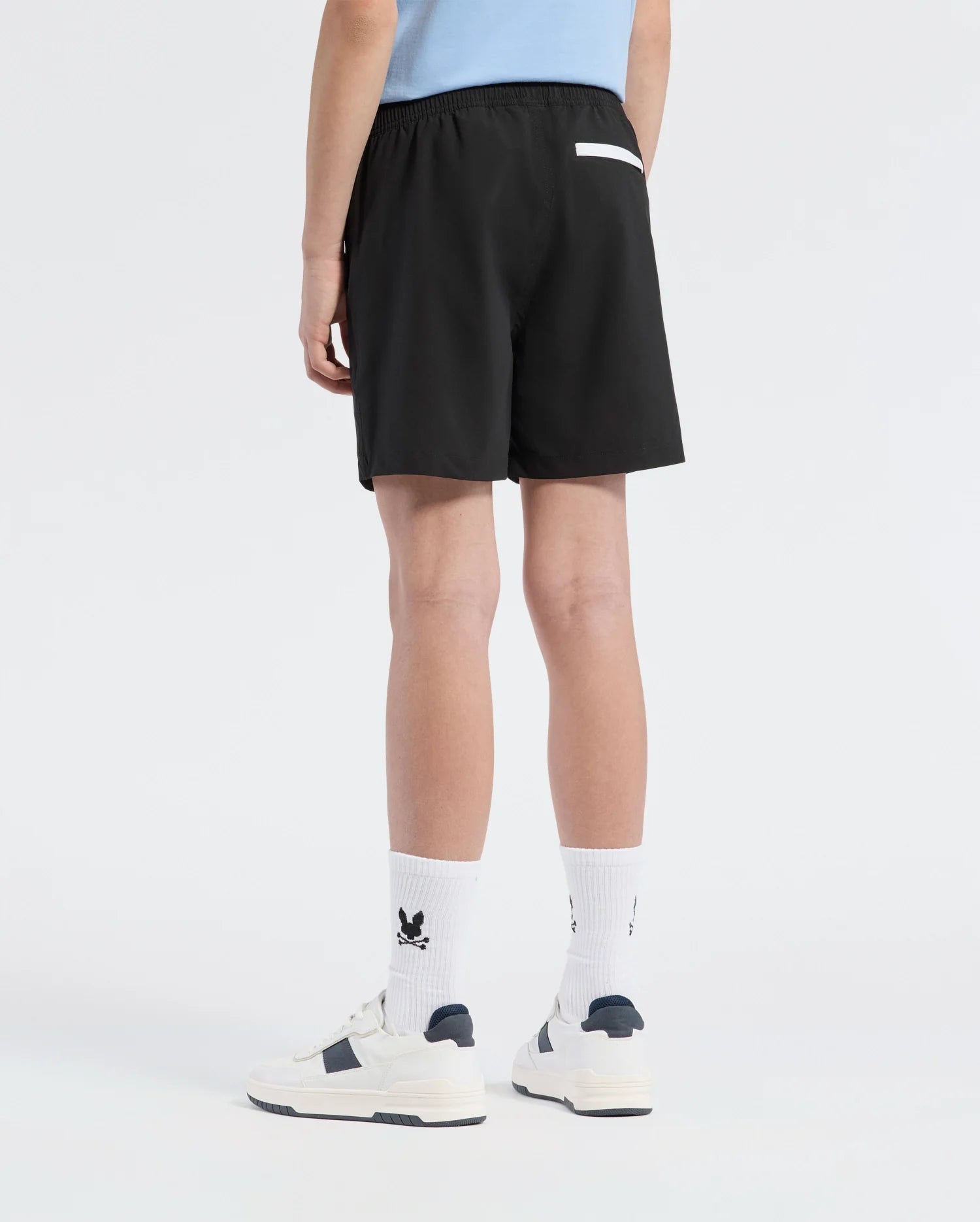 Teen | Black swim shorts with hydrochromic technology